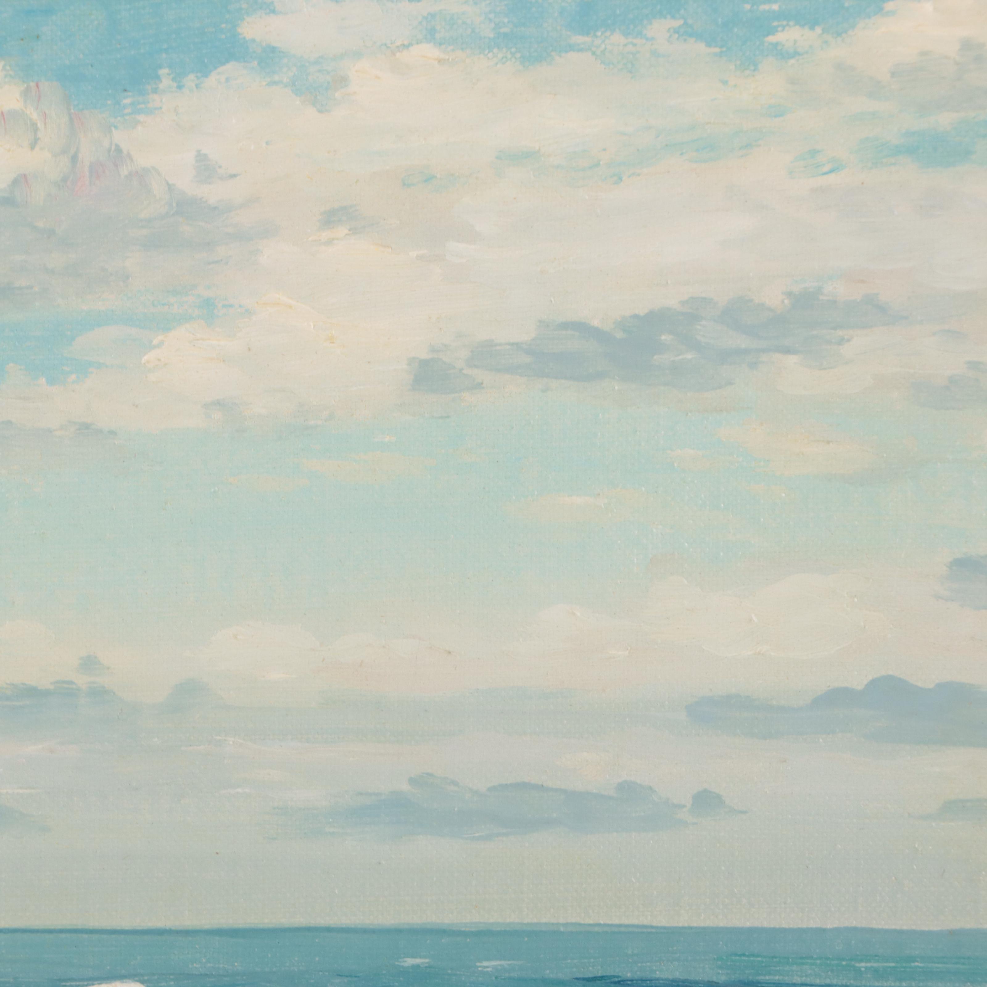 Herbert Foerster Coastal Landscape Oil Painting