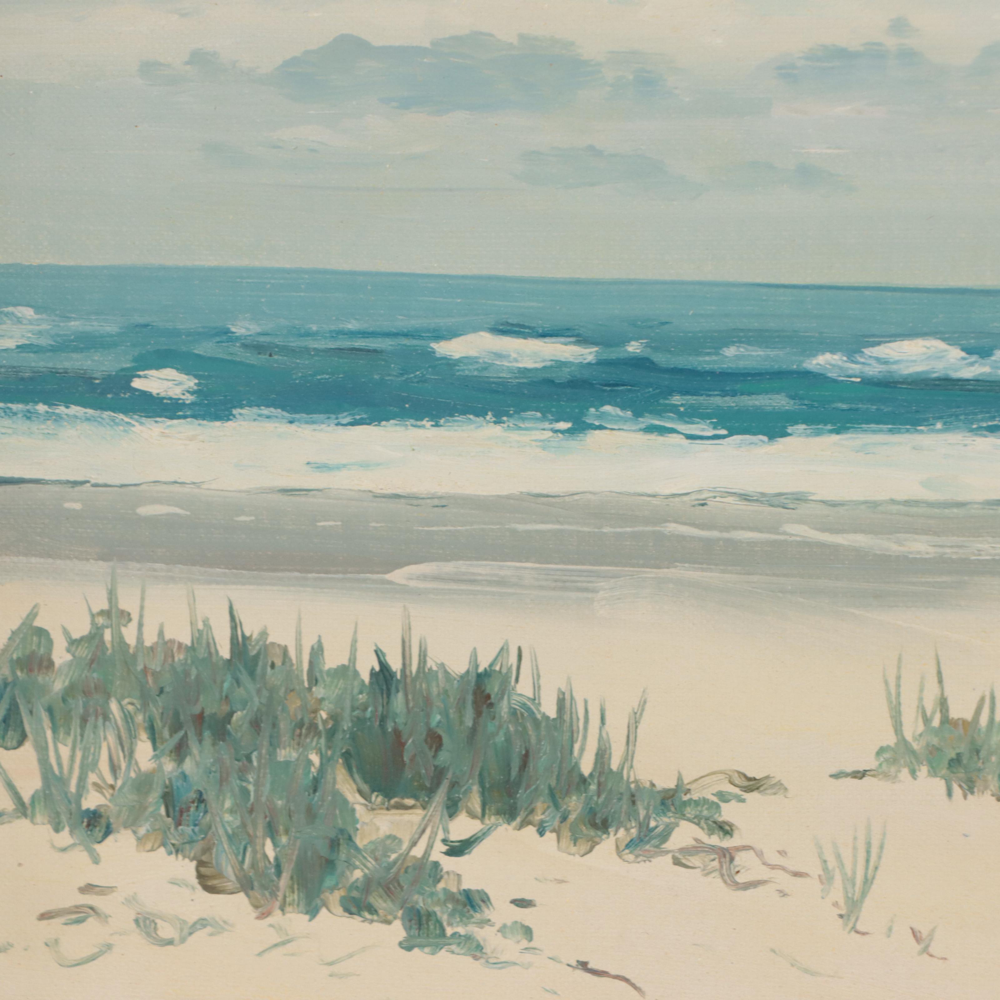 Herbert Foerster Coastal Landscape Oil Painting