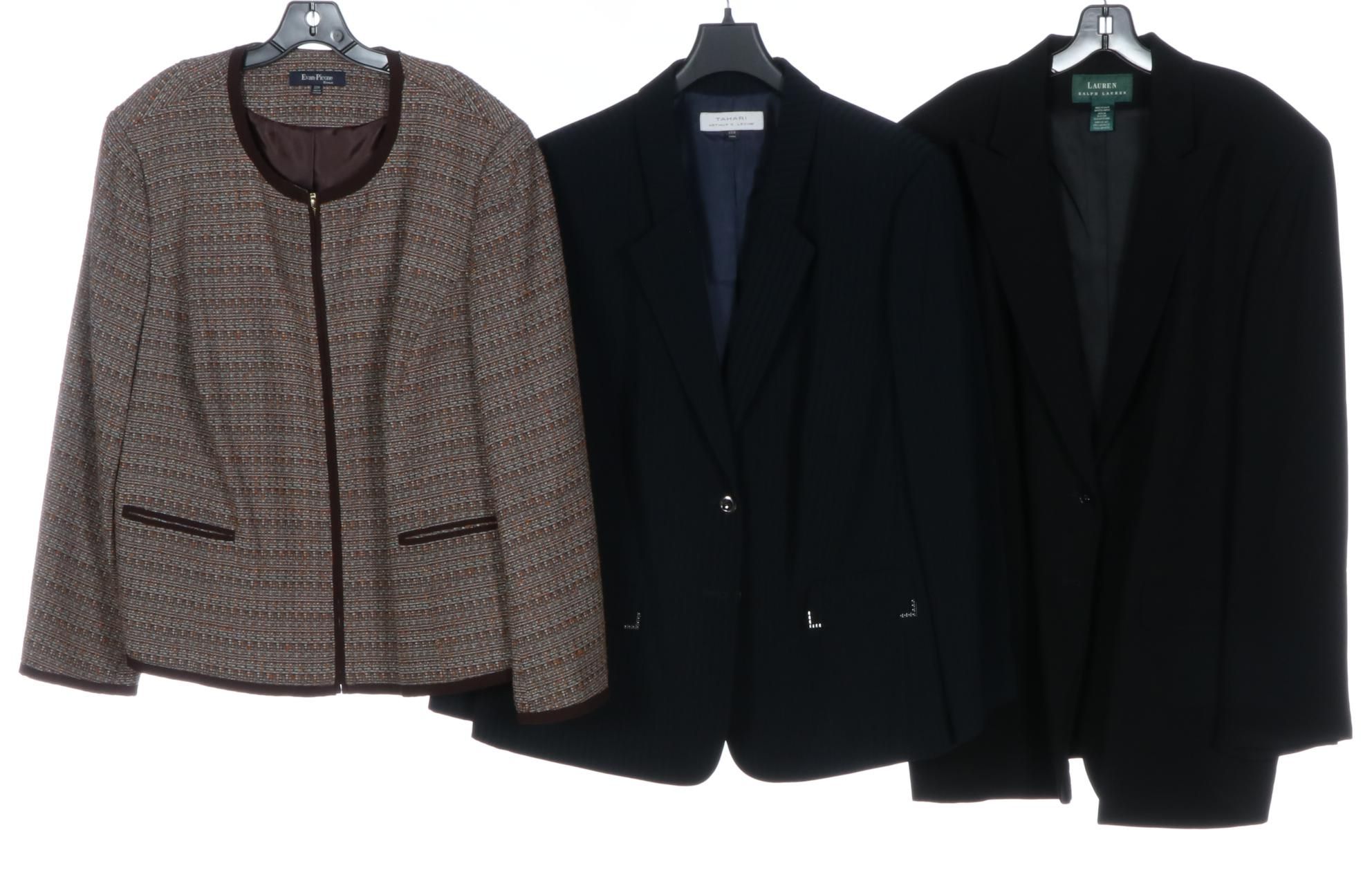 Lauren Ralph Lauren, Tahari, and Evan-Picone Suiting Jackets and Pantsuit