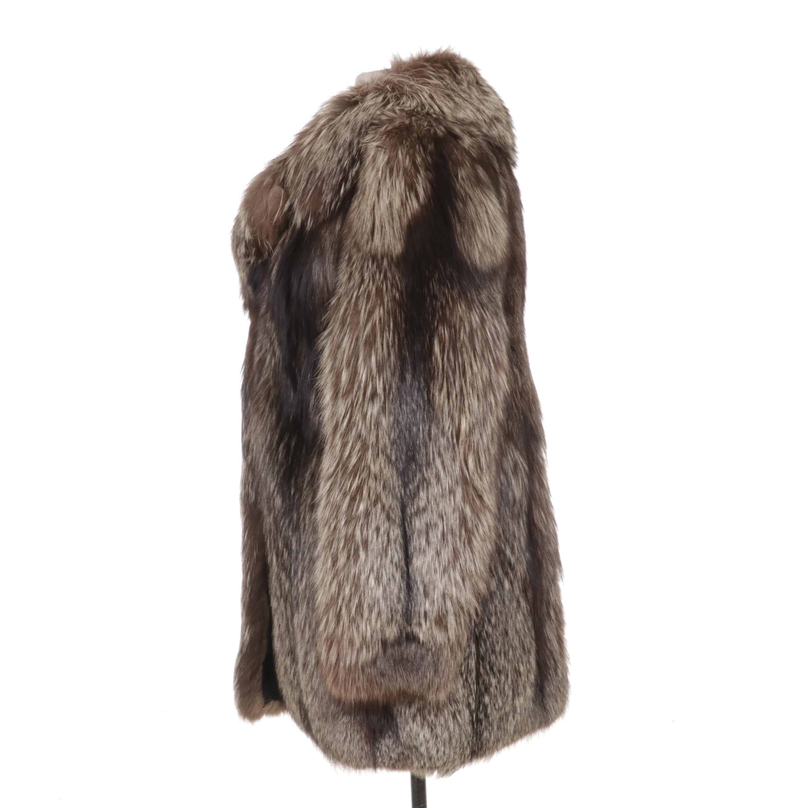 Crystal Fox Fur Coat by Donald Brooks for Bonwit Teller