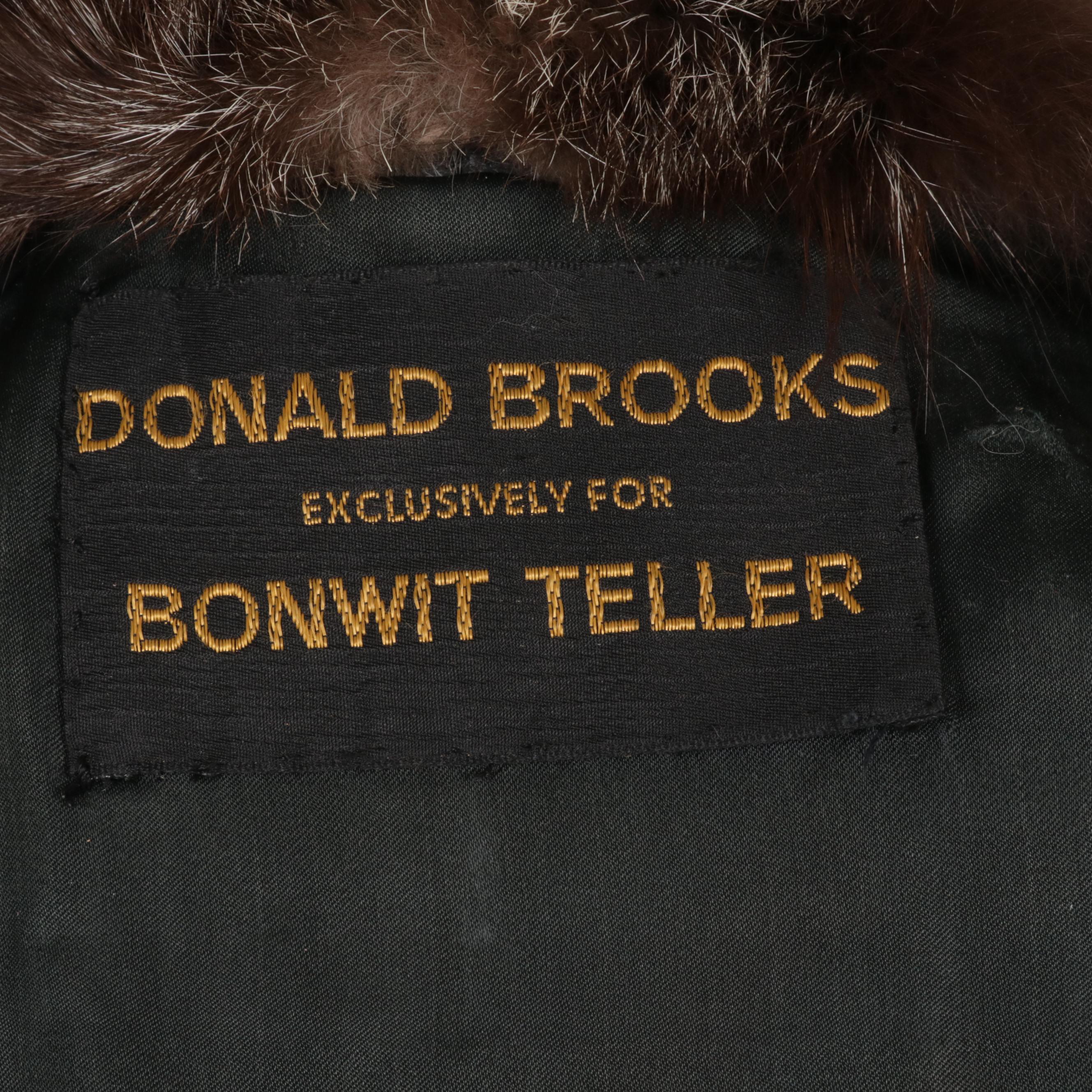 Crystal Fox Fur Coat by Donald Brooks for Bonwit Teller