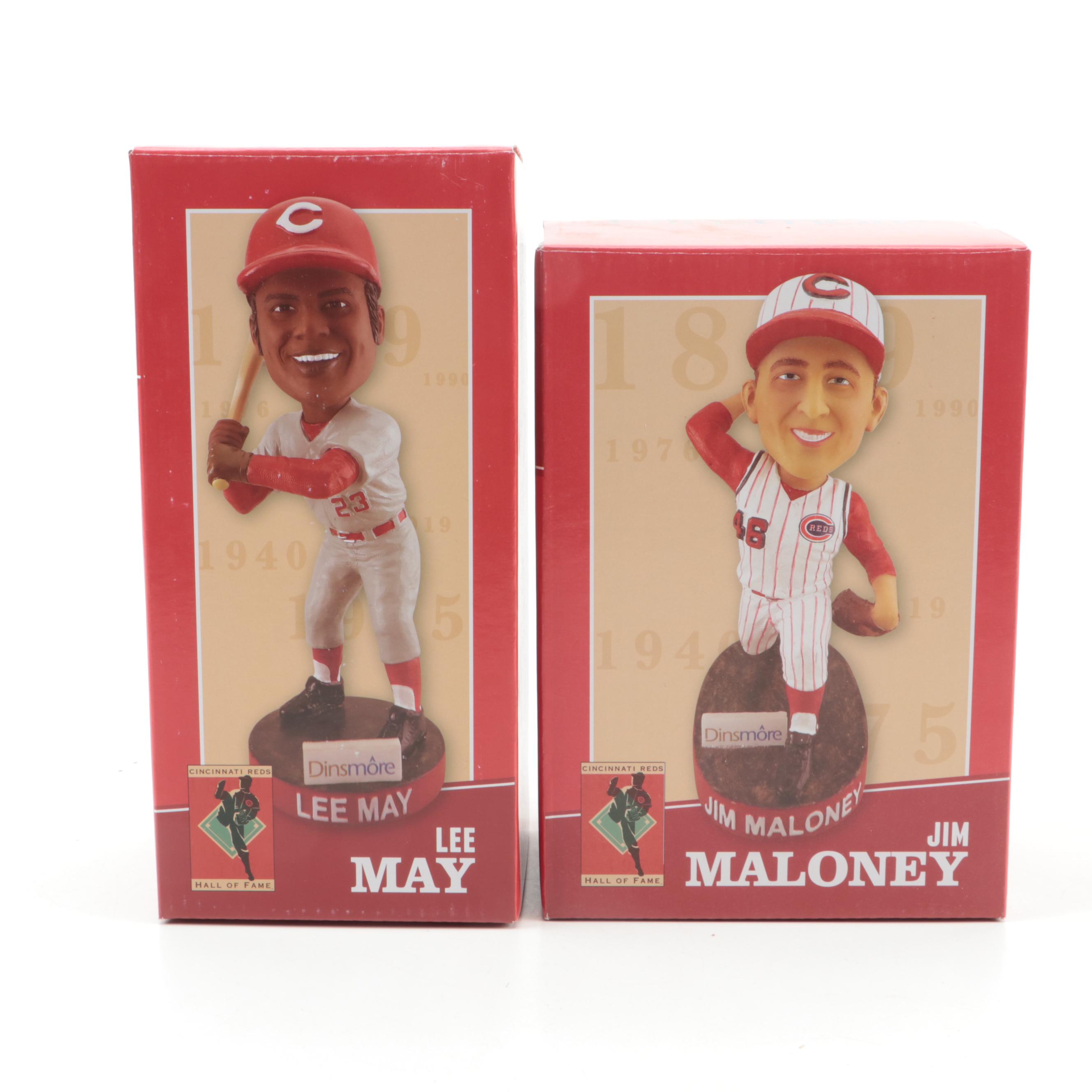 Cincinnati Reds Lee May and Jim Maloney Reds HOF Bobbleheads, Tickets, More