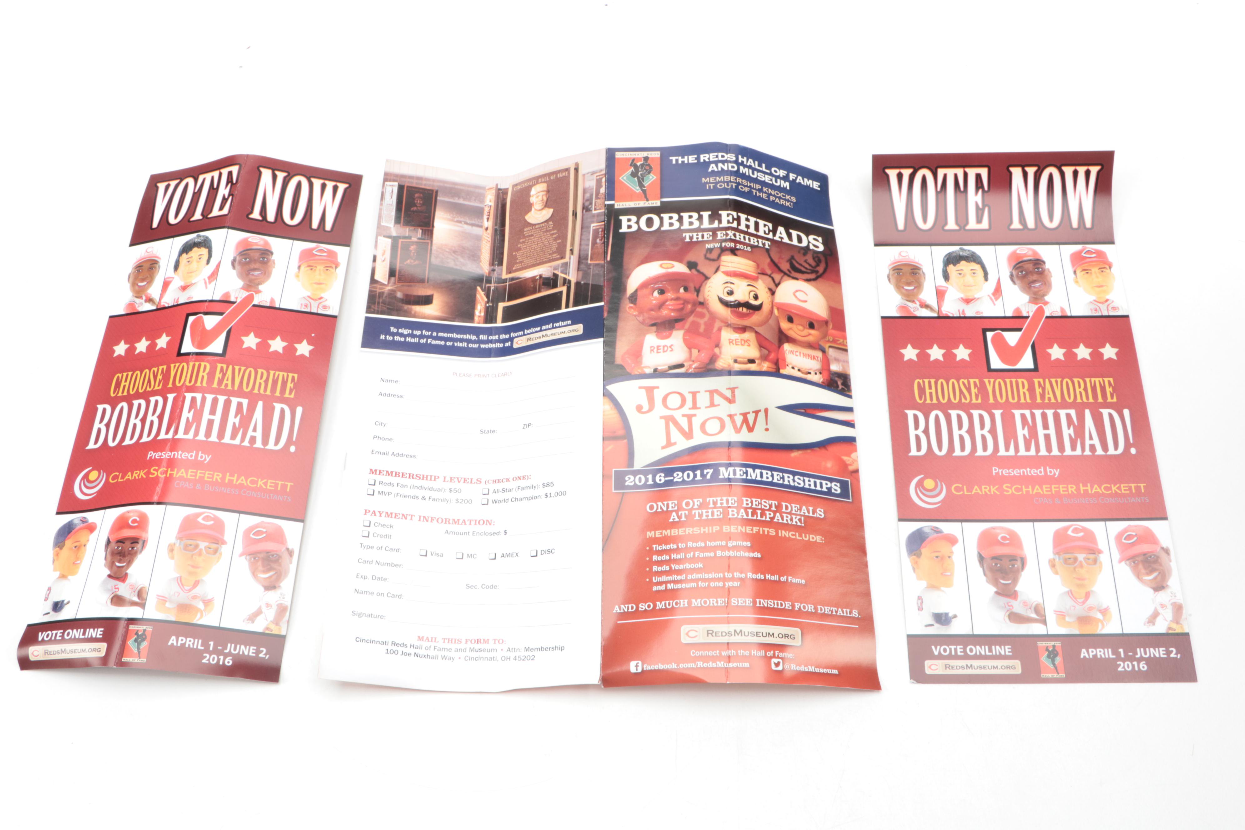 Cincinnati Reds Lee May and Jim Maloney Reds HOF Bobbleheads, Tickets, More