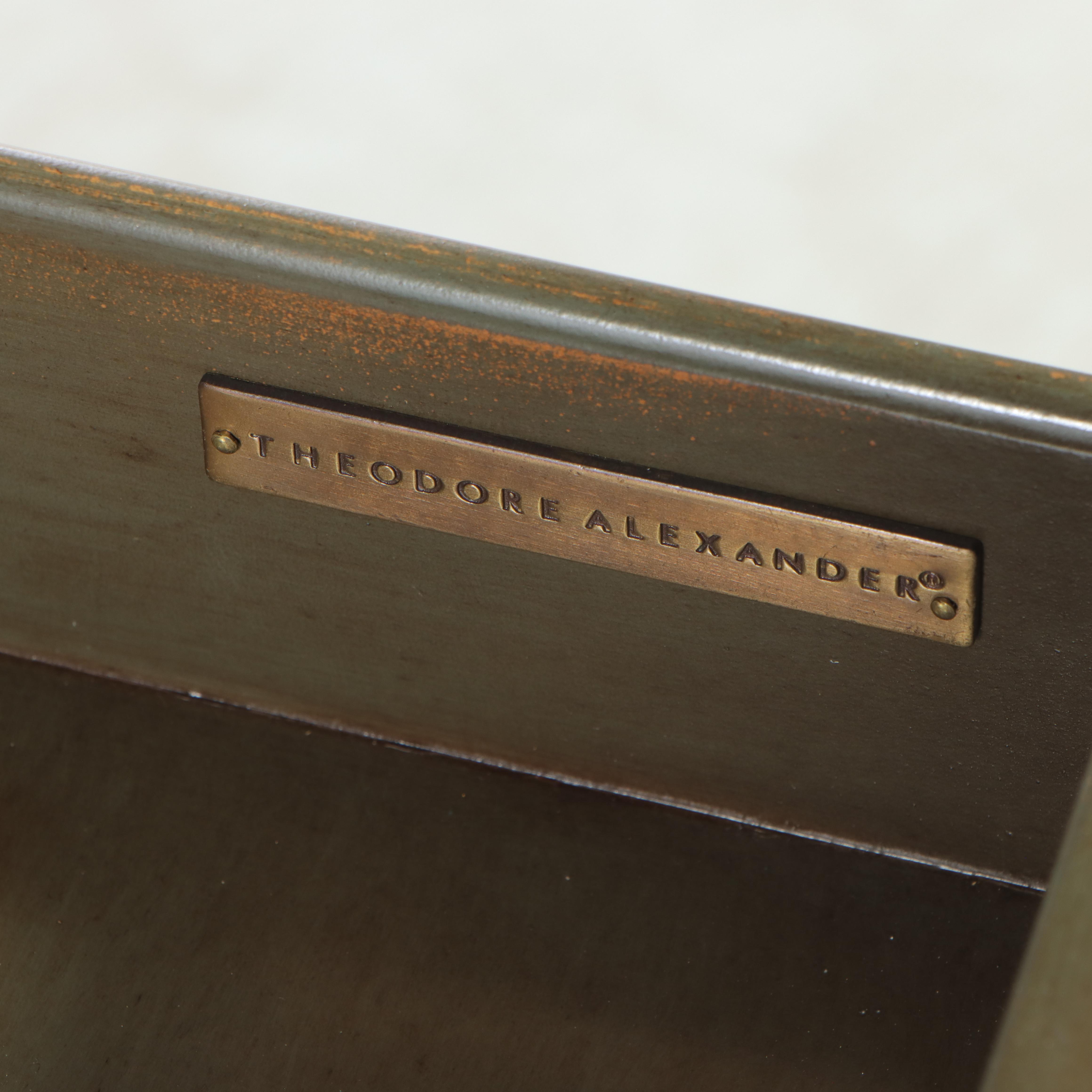 Theodore Alexander "Atelier de la Madeleine" Paint-Decorated Hardwood Side Table