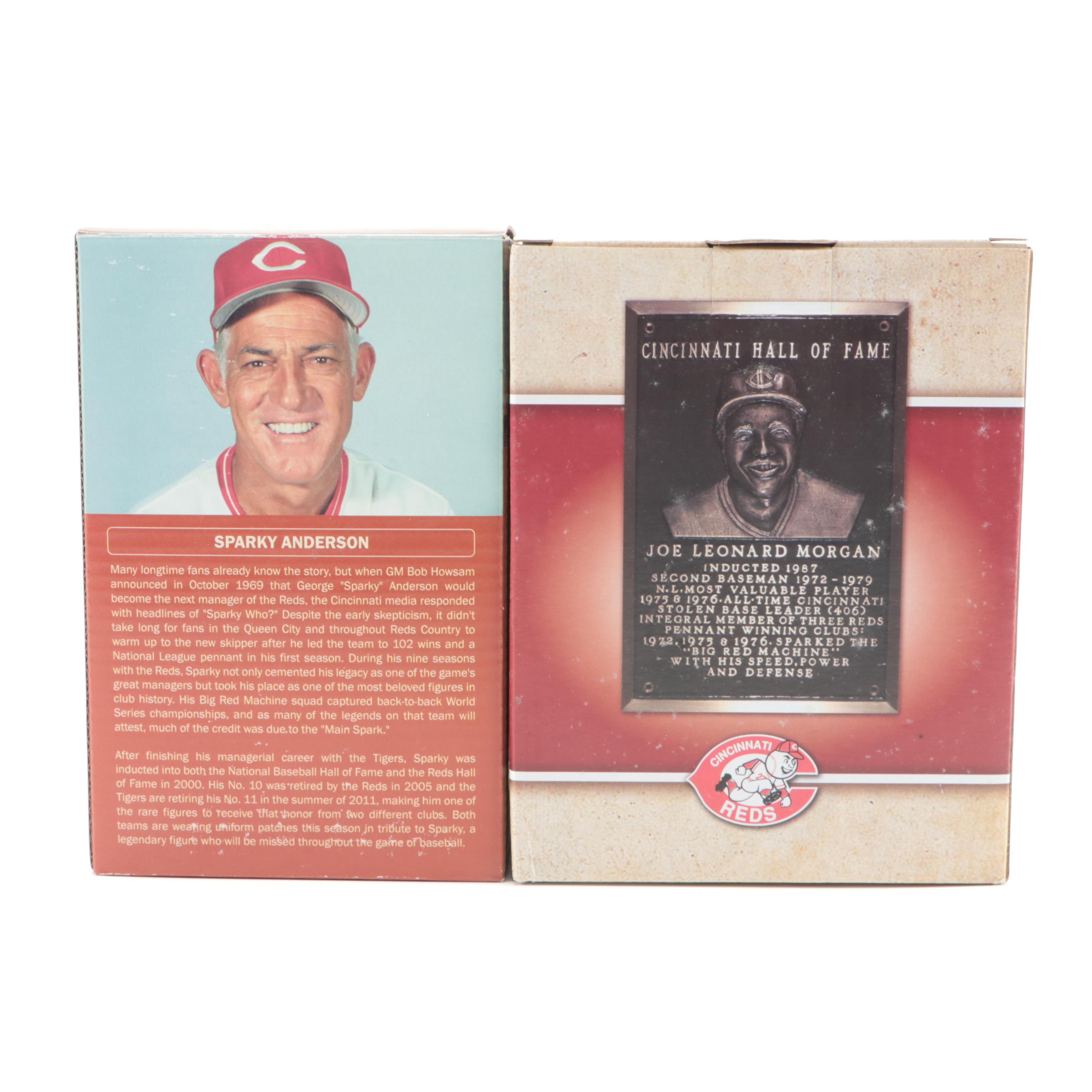 Bronze Pete Rose, Joe Morgan, Johnny Bench and Sparky Anderson Sculptures