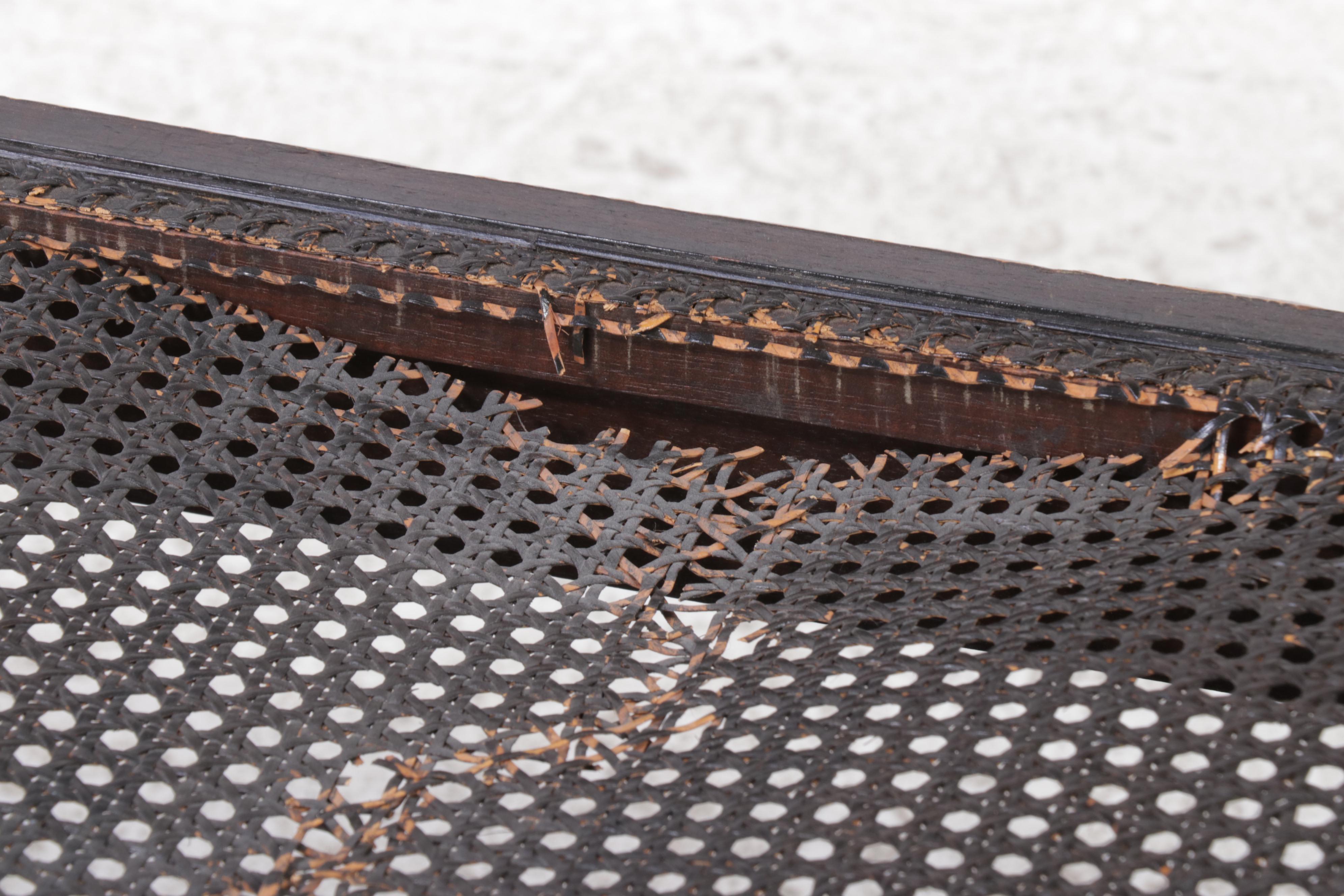 Henshaw's Furniture Jacobean Style Walnut Bench, Early to Mid 20th Century