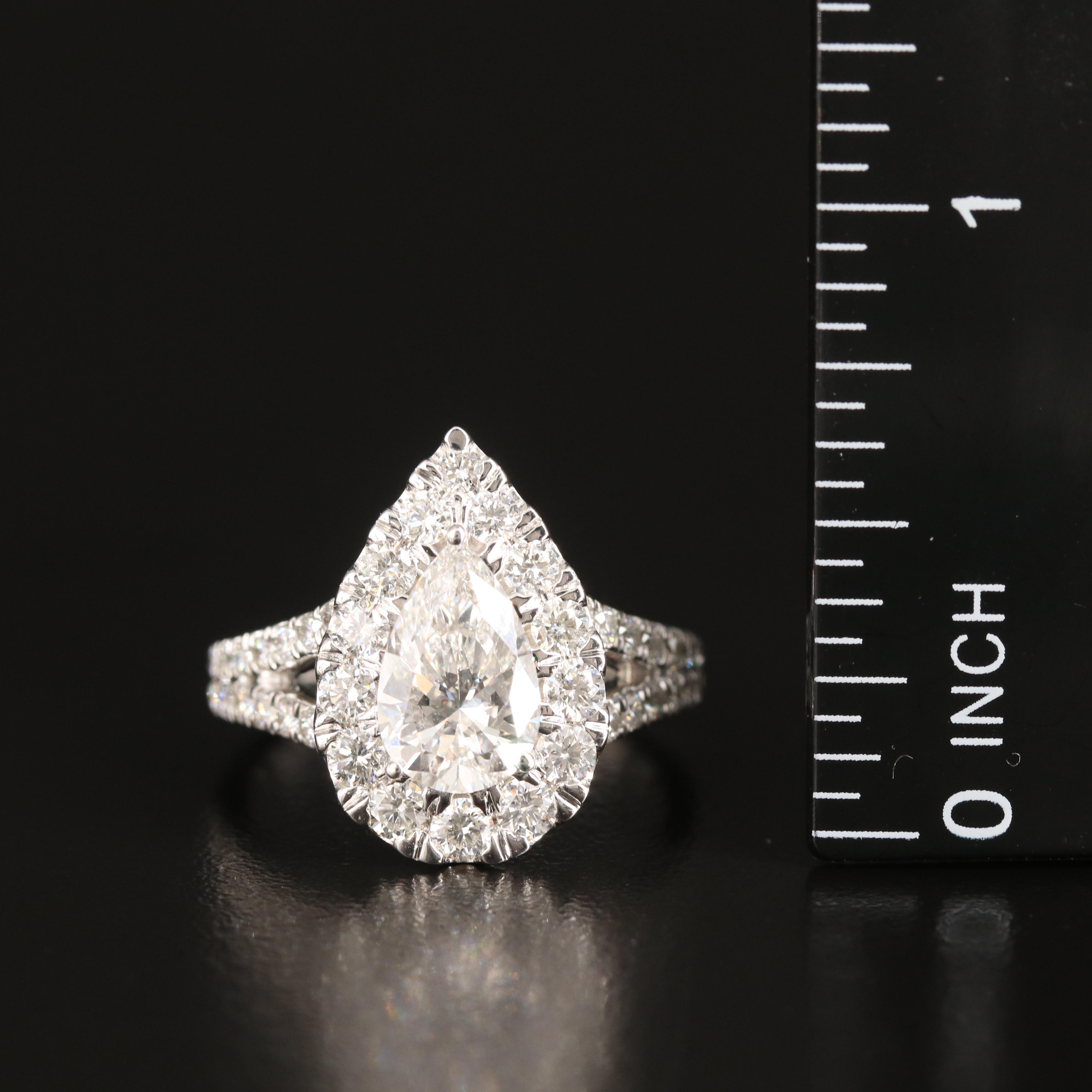 14K 2.75 CTW Lab Grown Diamond Ring with Online Digital IGI Report