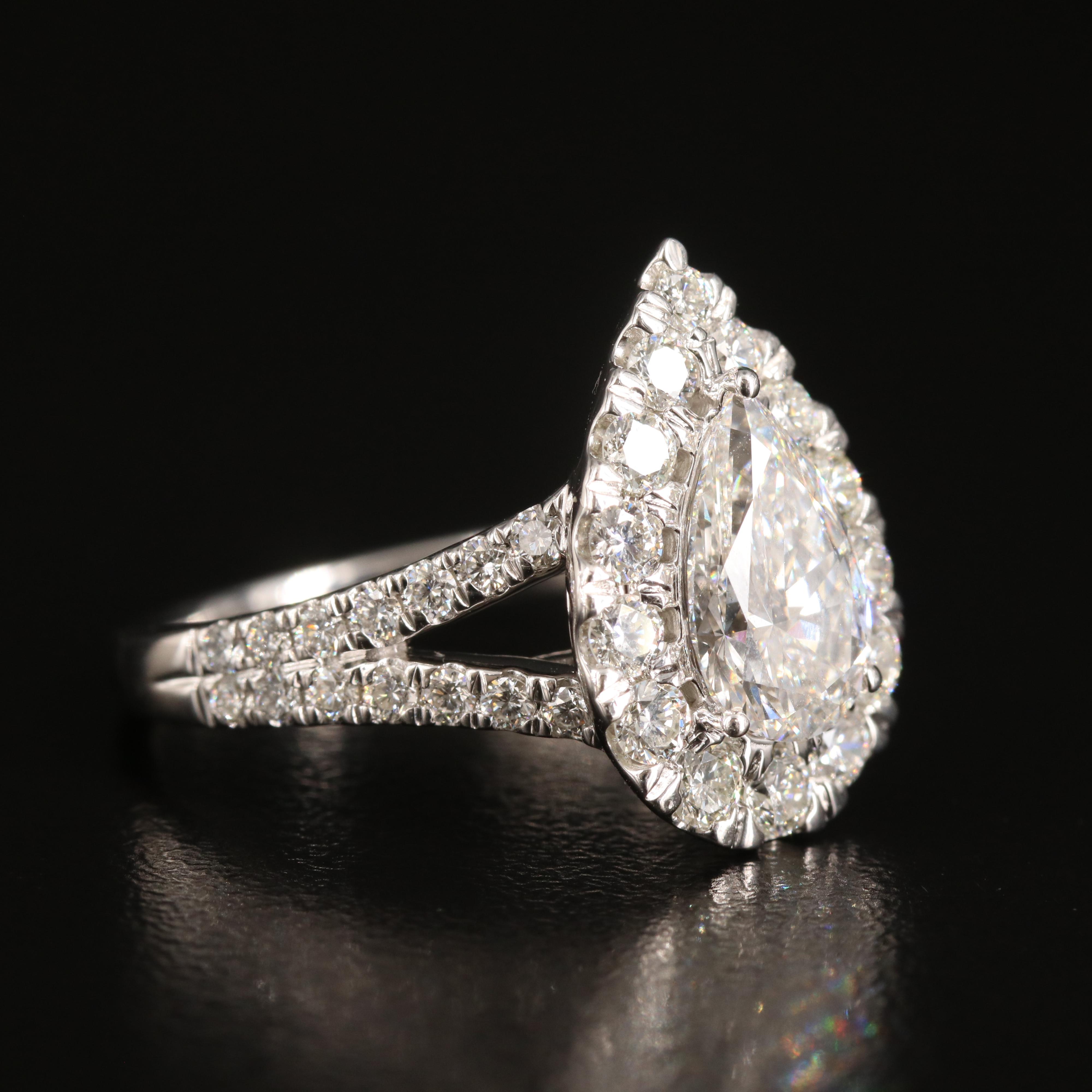 14K 2.75 CTW Lab Grown Diamond Ring with Online Digital IGI Report