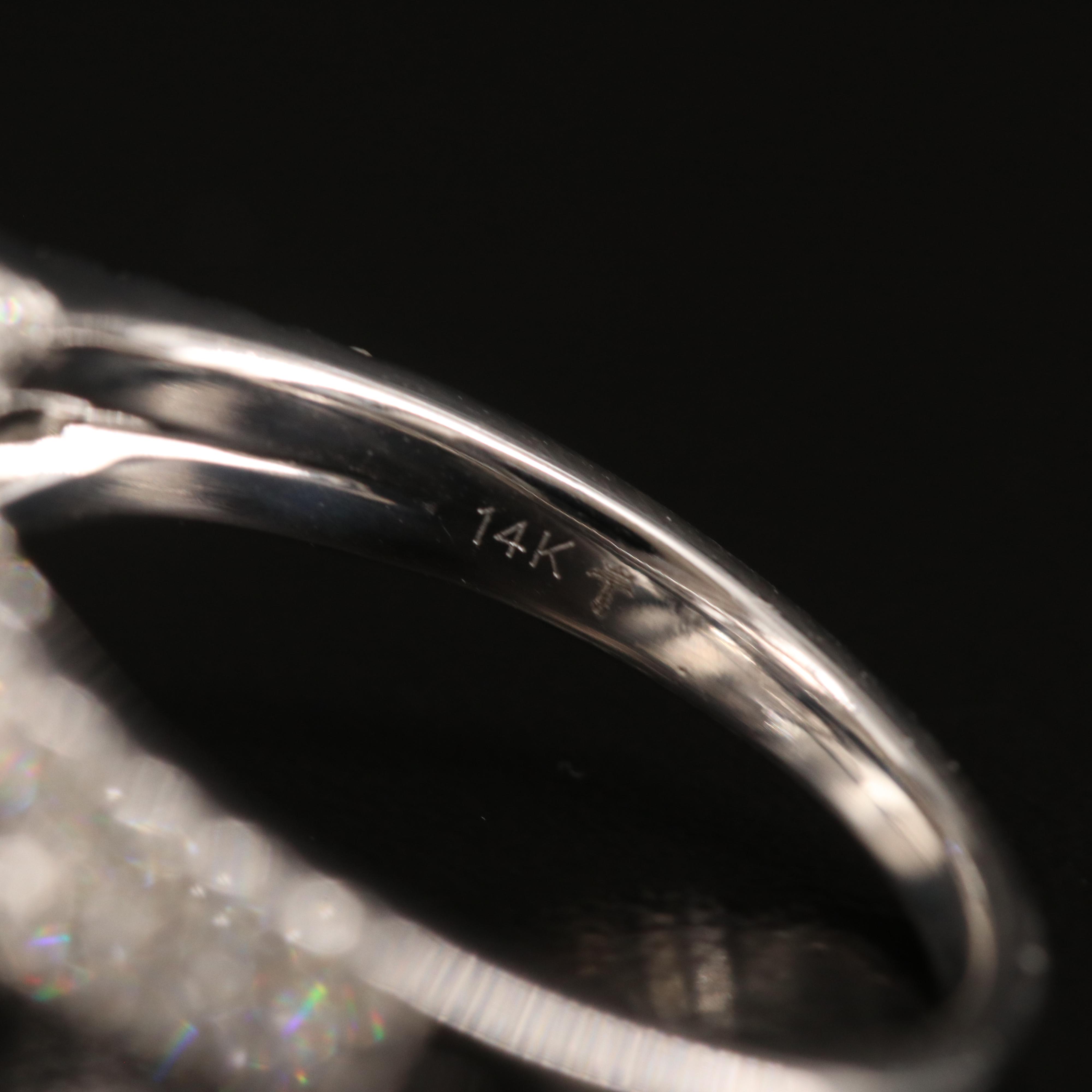 14K 2.75 CTW Lab Grown Diamond Ring with Online Digital IGI Report