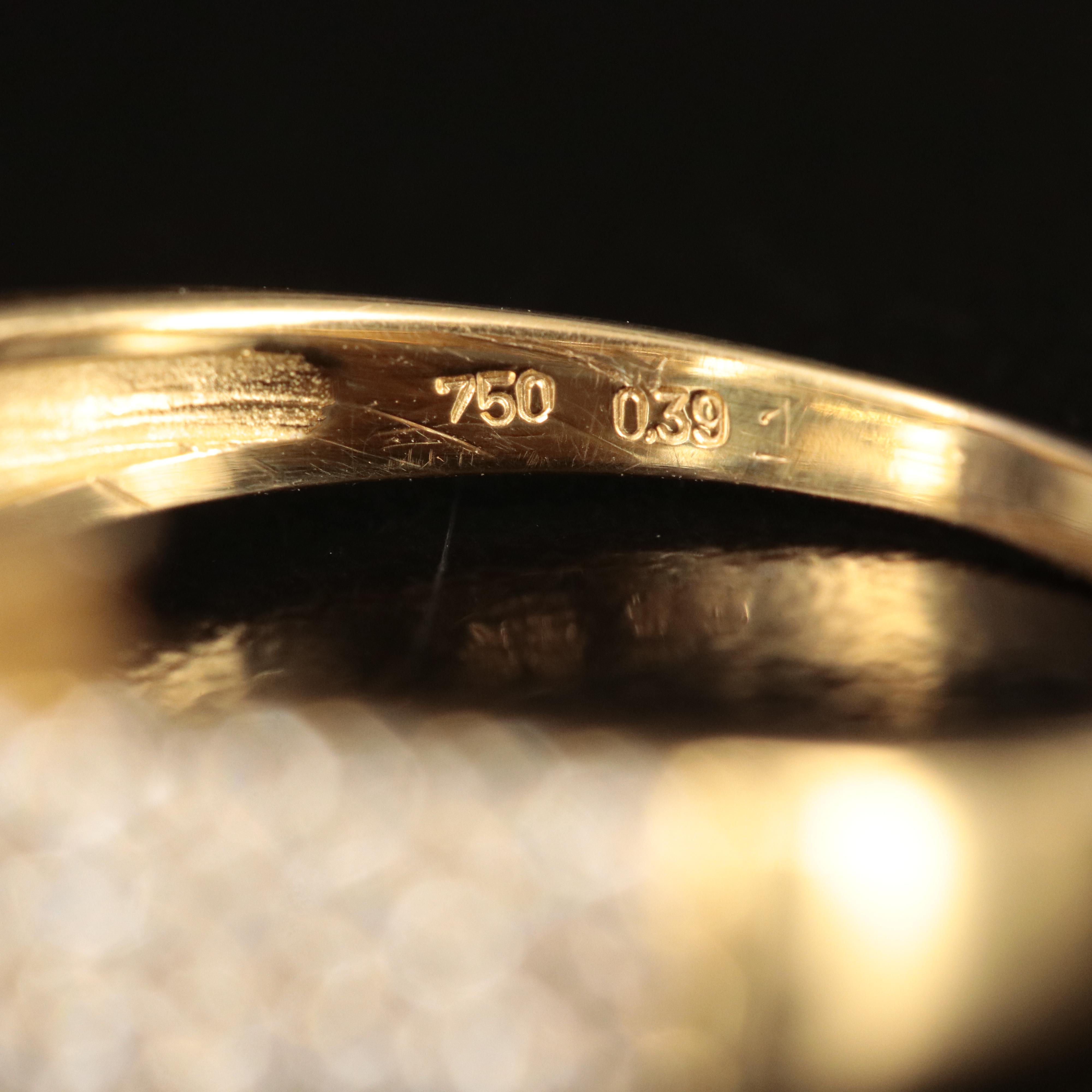 H. Stern 18K Aquamarine and Diamond Ring