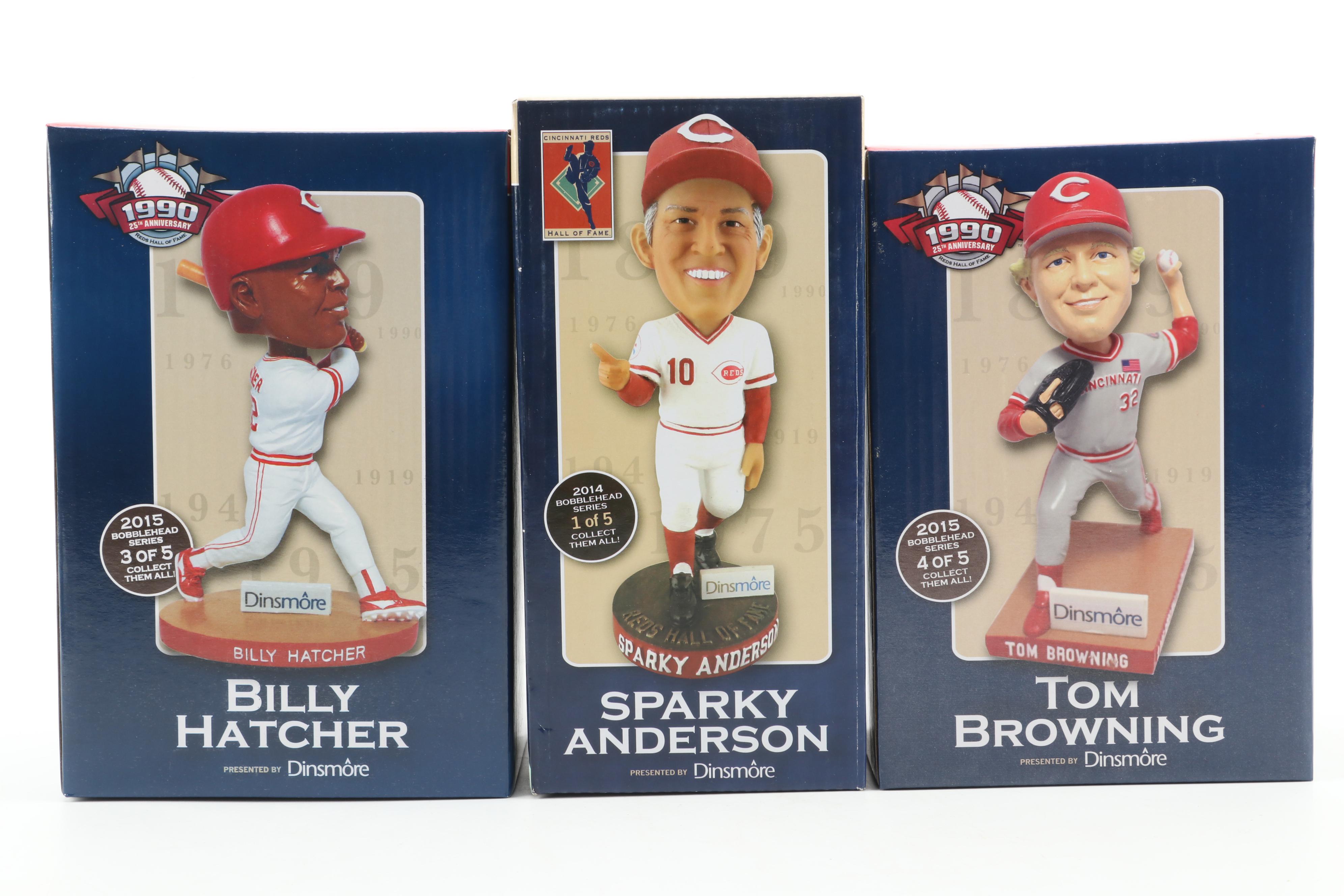 Cincinnati Reds Pete Rose, Tony Perez, Tom Browning and More Bobbleheads