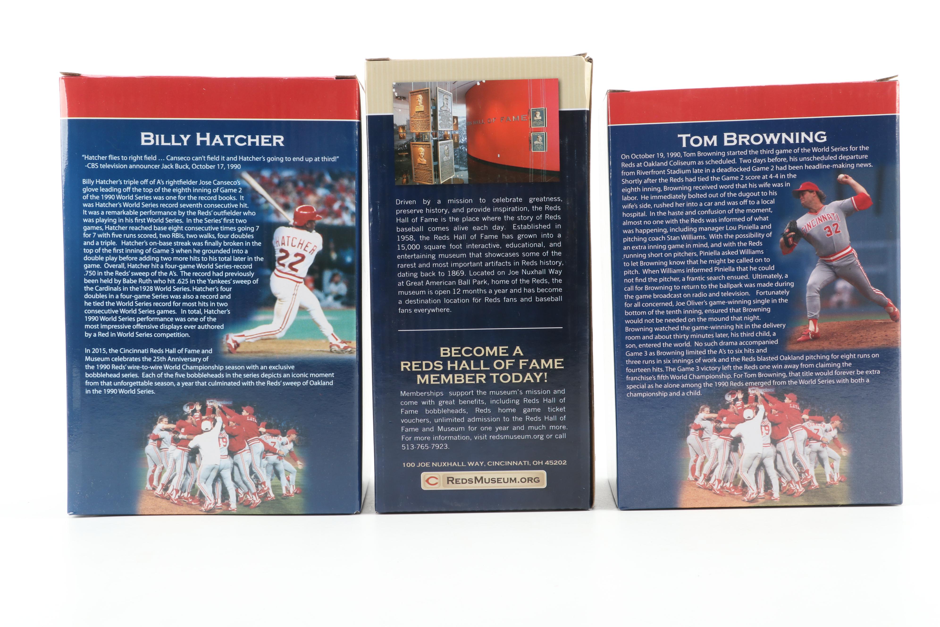 Cincinnati Reds Pete Rose, Tony Perez, Tom Browning and More Bobbleheads