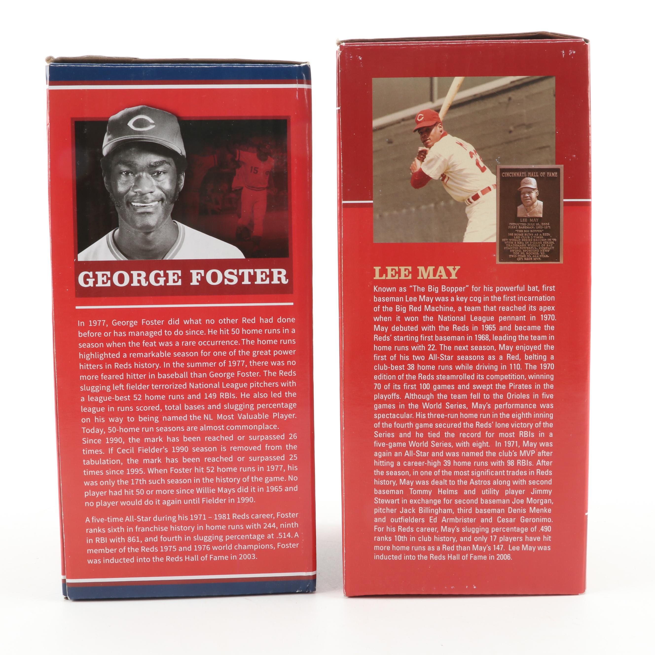 Cincinnati Reds Pete Rose, Tony Perez, Tom Browning and More Bobbleheads