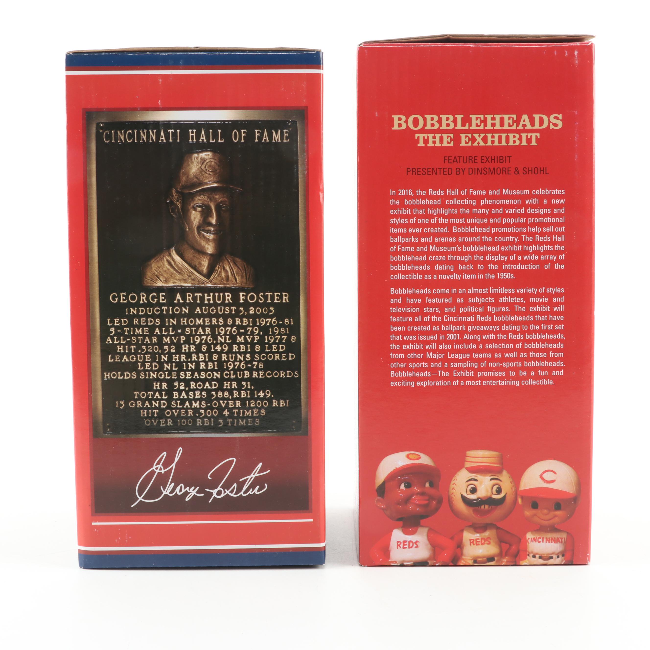 Cincinnati Reds Pete Rose, Tony Perez, Tom Browning and More Bobbleheads