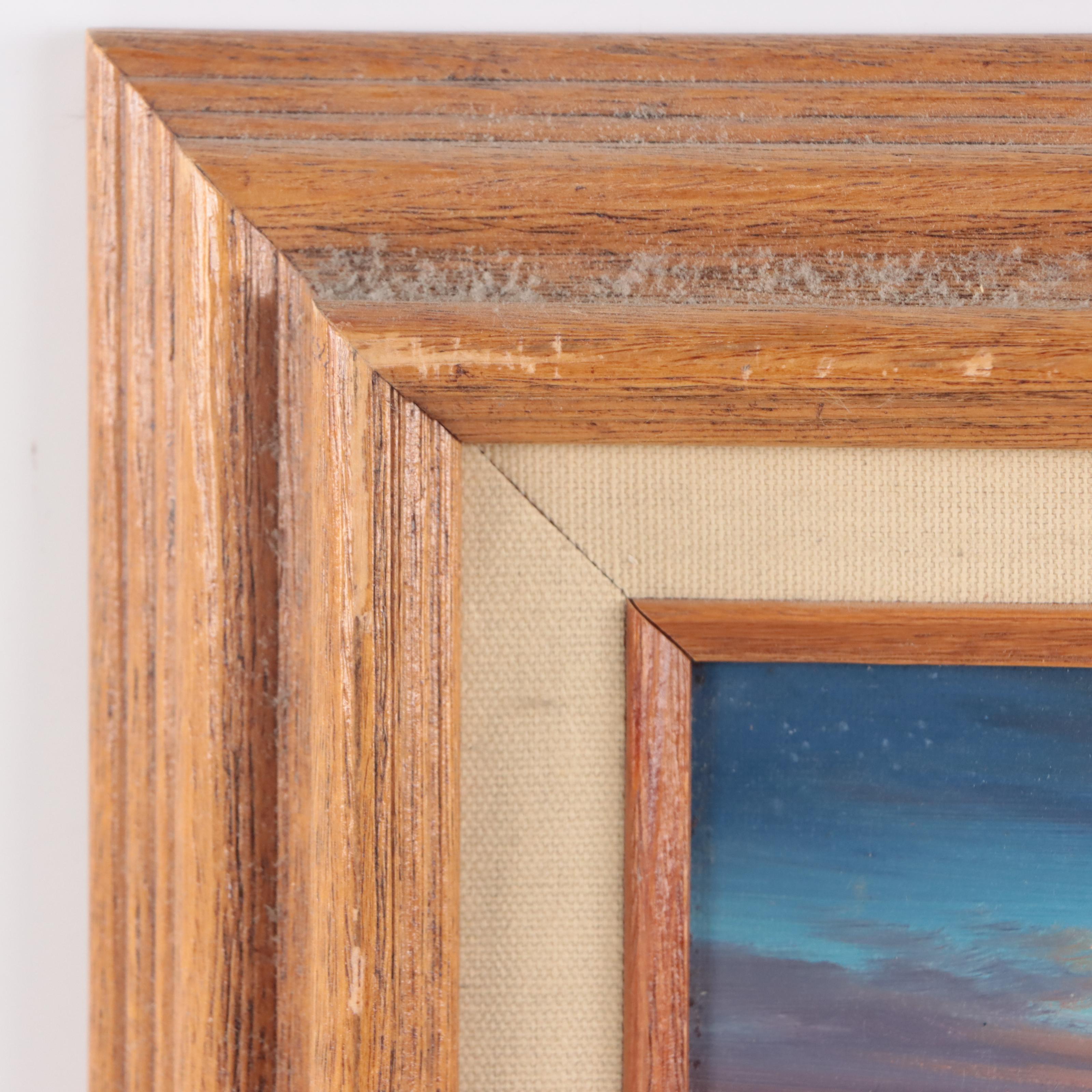 B. Duggan Southwest Desert Landscape Oil Painting