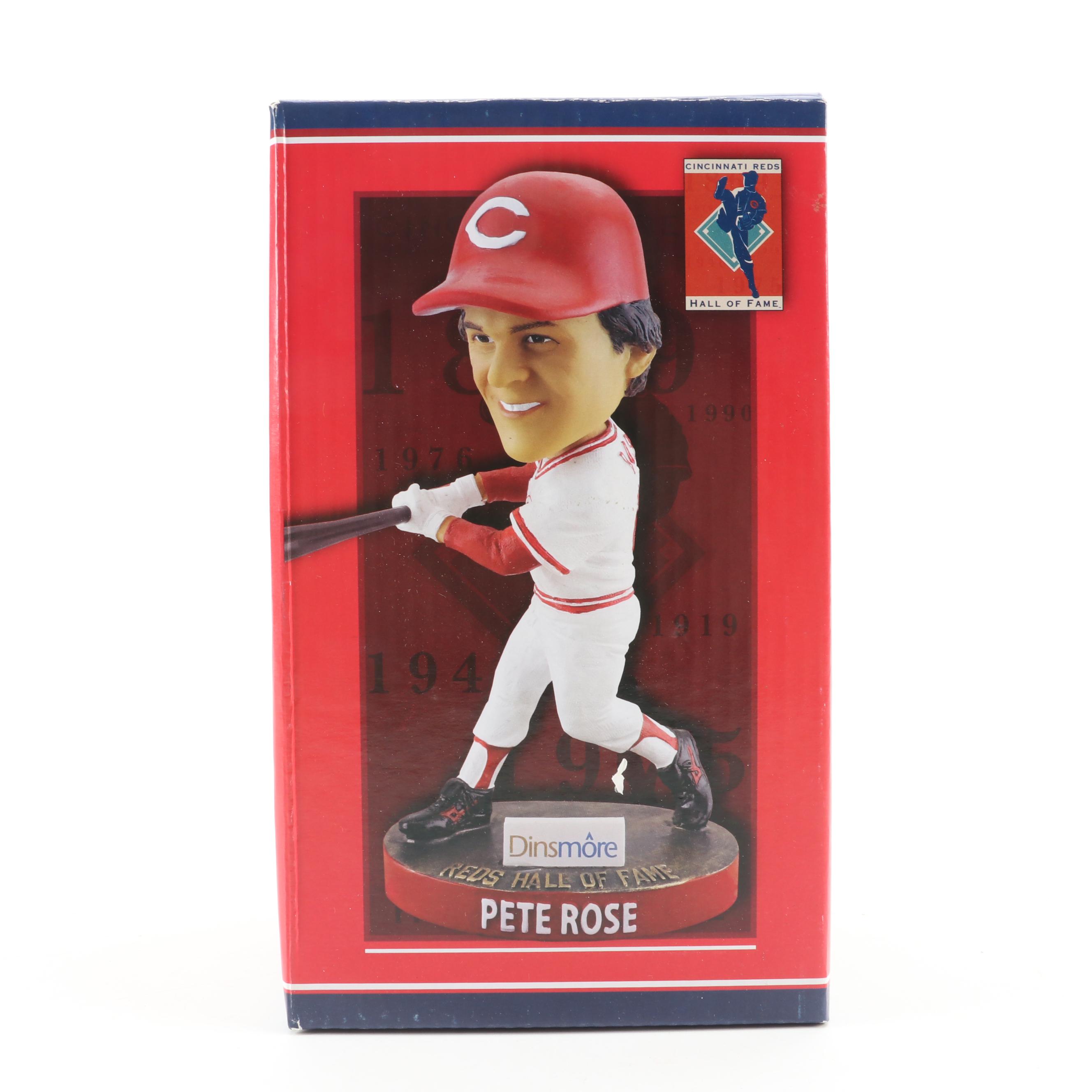 Cincinnati Reds Pete Rose, Tony Perez, Tom Browning and More Bobbleheads