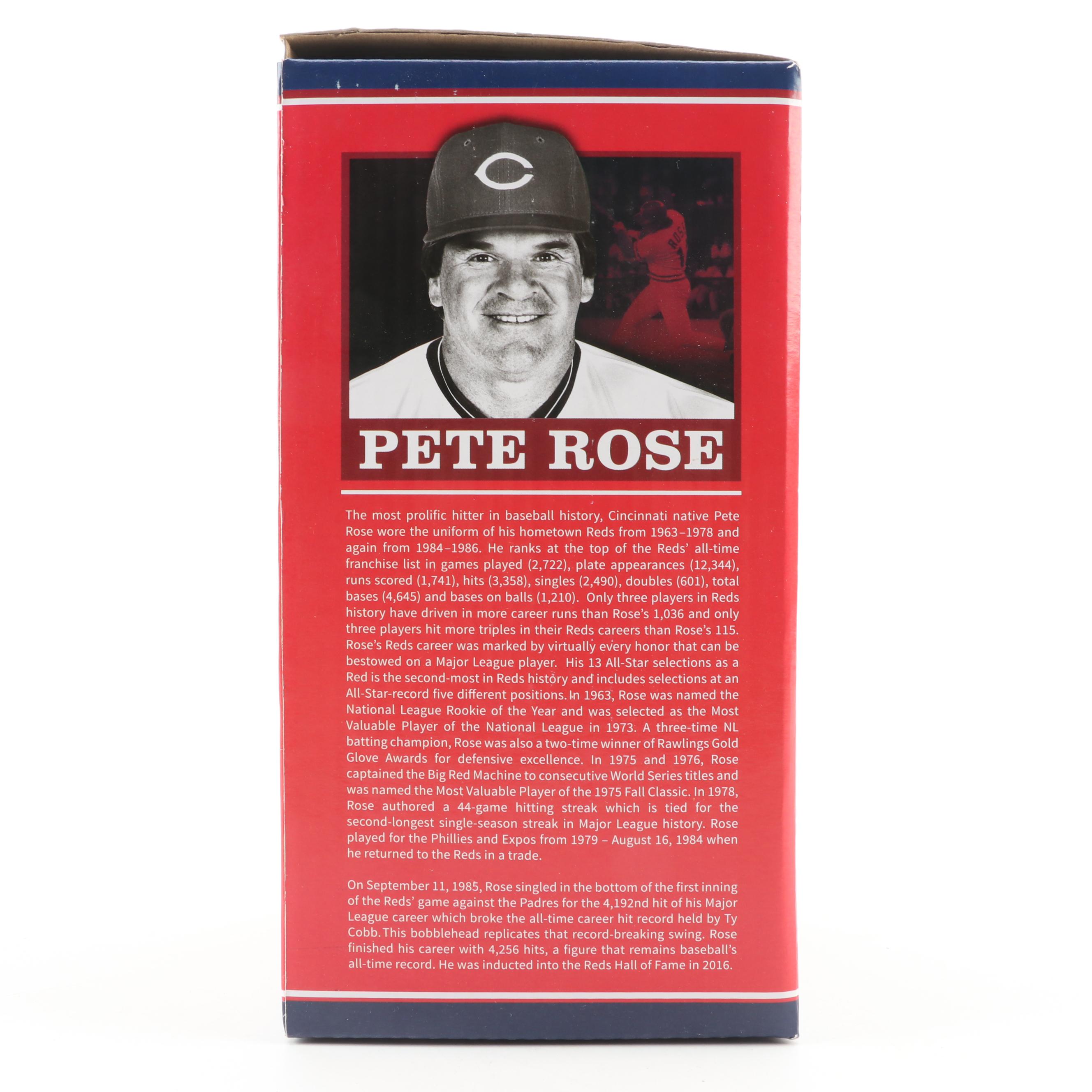 Cincinnati Reds Pete Rose, Tony Perez, Tom Browning and More Bobbleheads