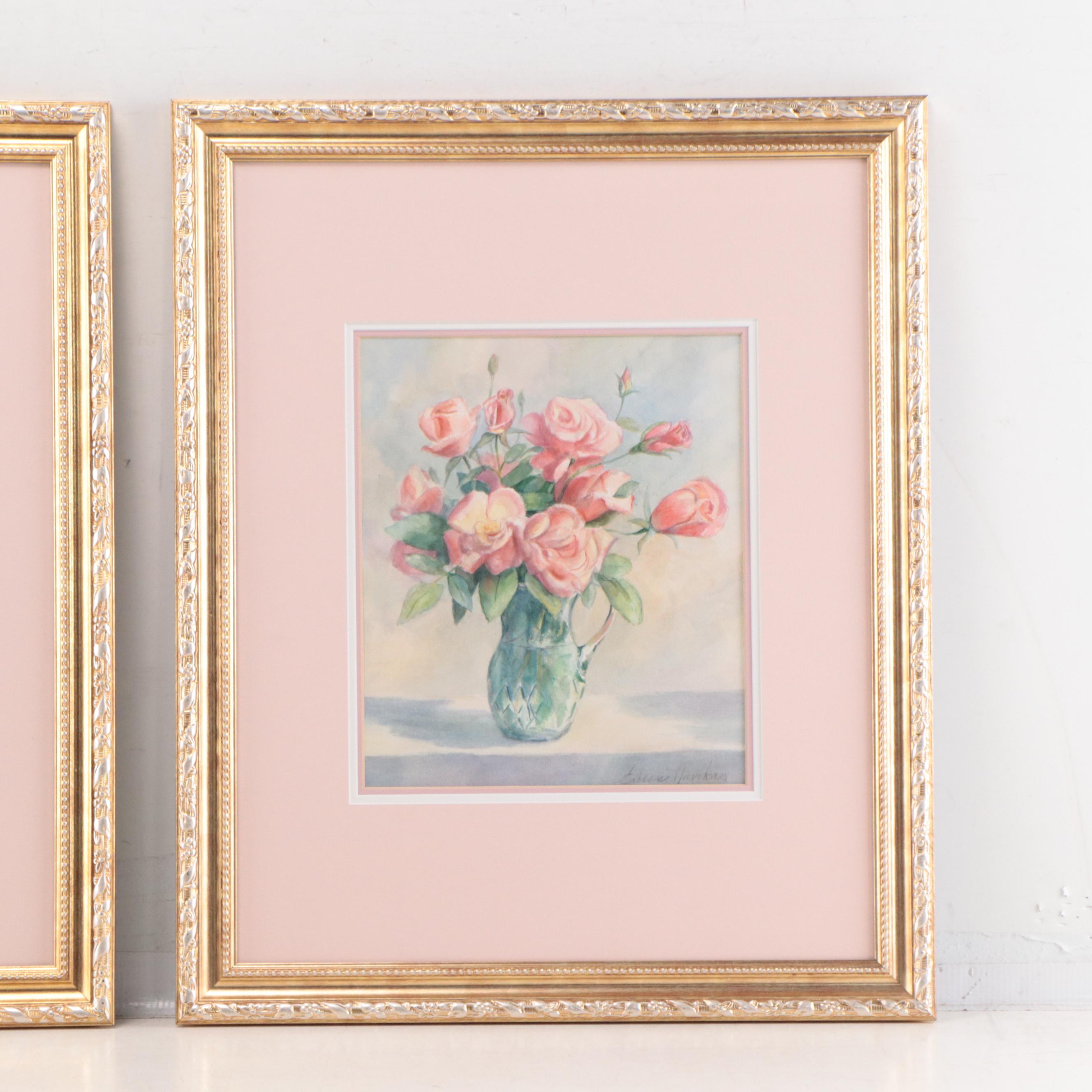 Eileen Navikas Floral Still Life Oil Paintings of Roses