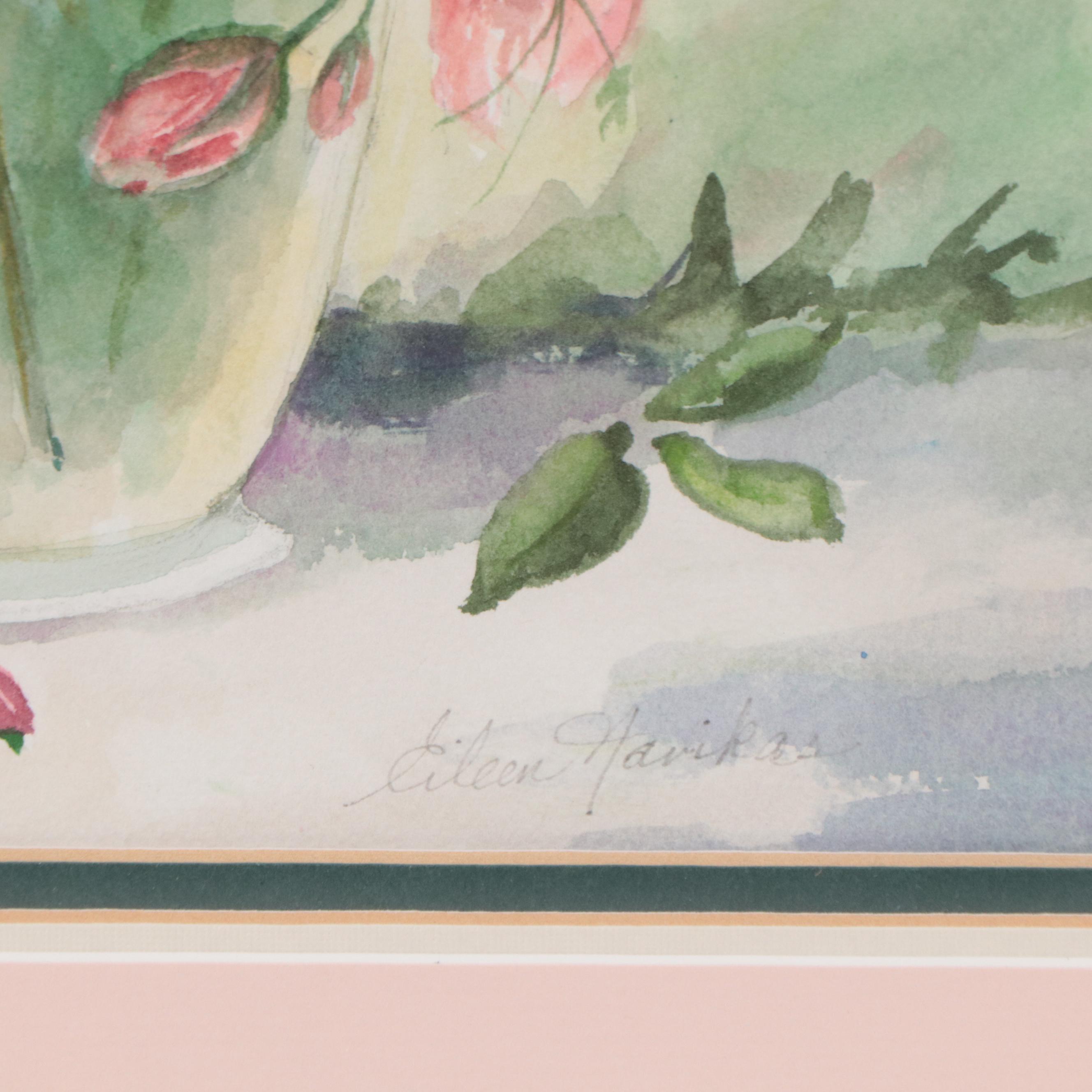 Eileen Navikas Floral Still Life Oil Paintings of Roses