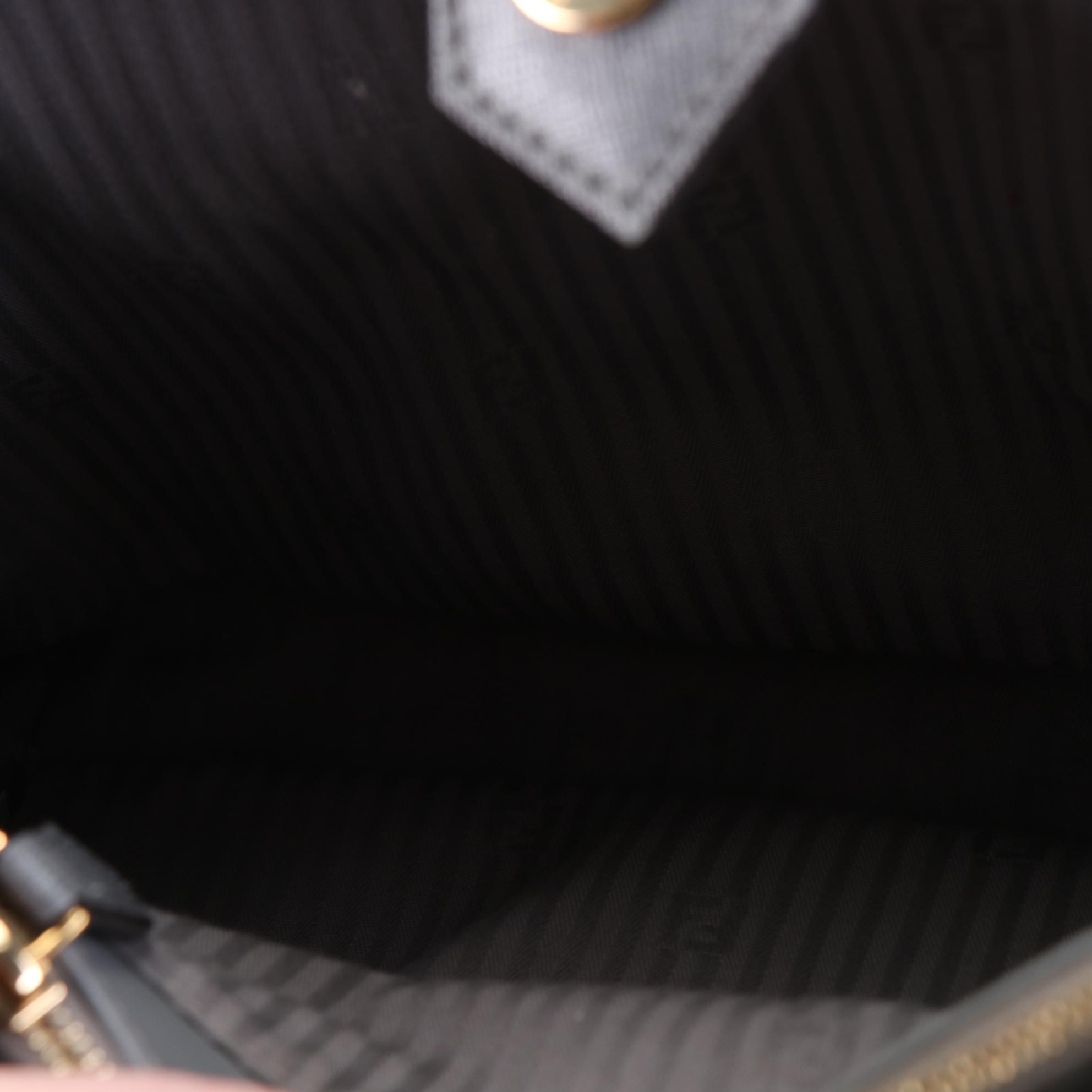 Fendi Petite Sac 2jours Elite Tote 8BH253 in Textured and Smooth Leather