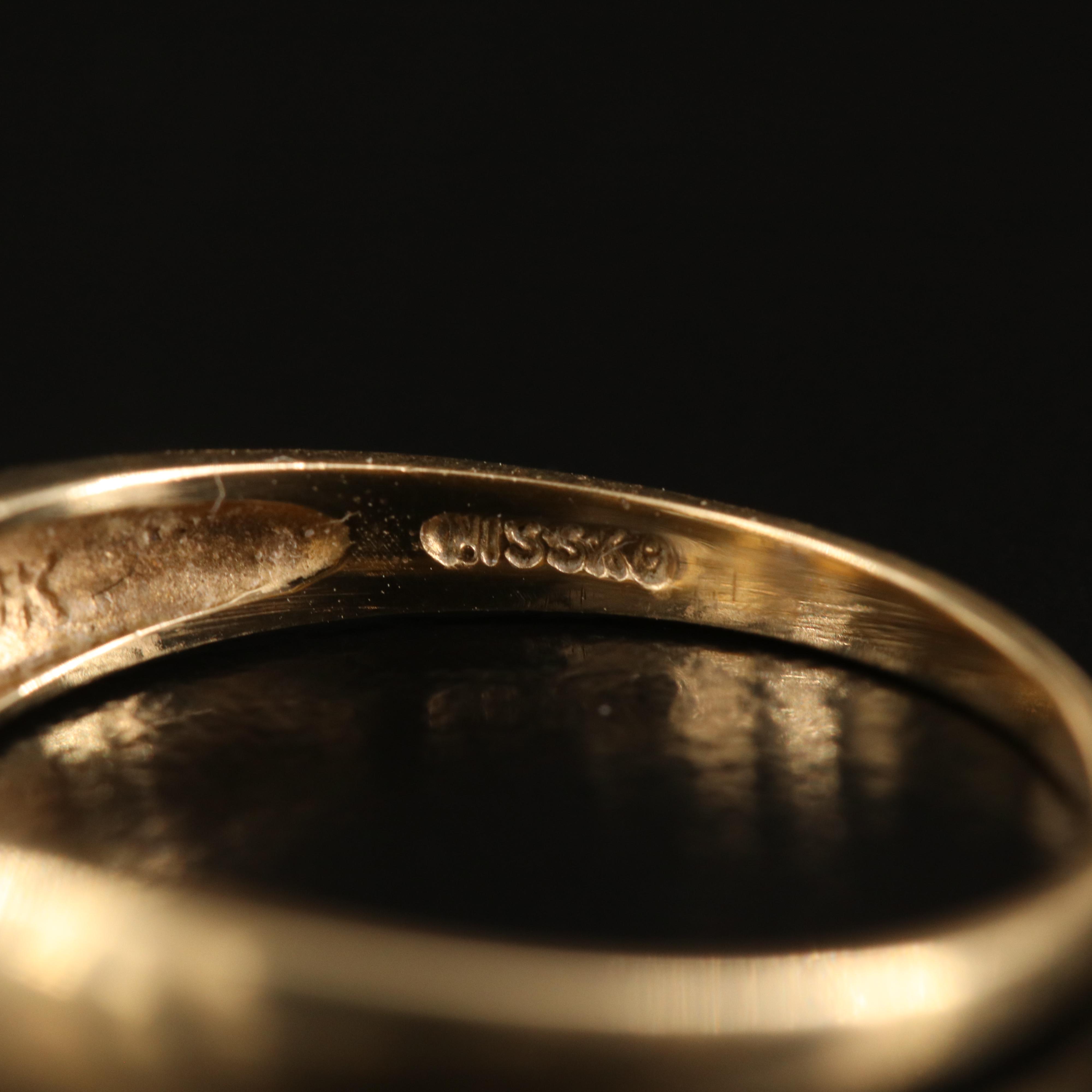 10K Tanzanite Solitaire Ring