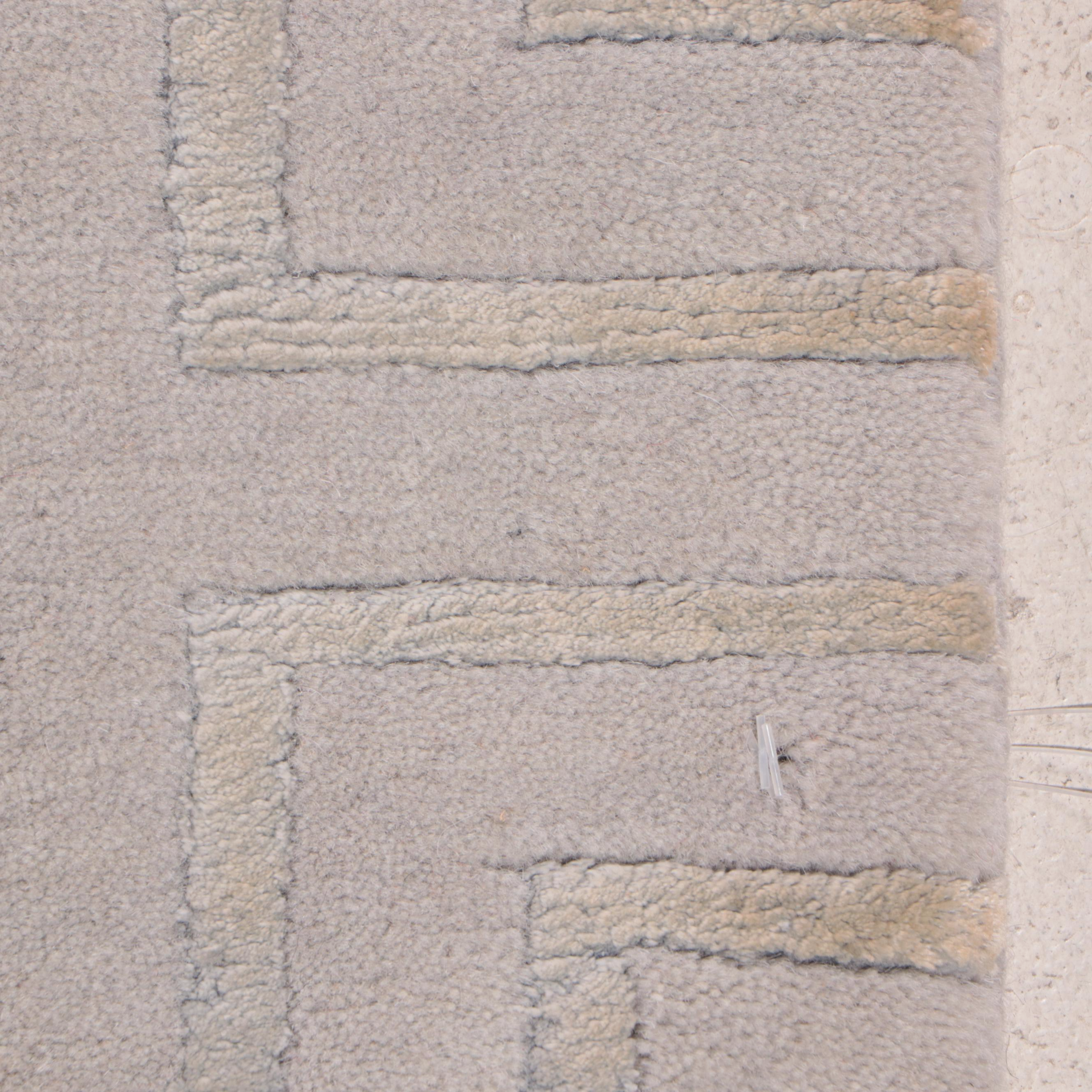 9'1 x 12'3 Hand-Knotted Nepalese Room Sized Rug