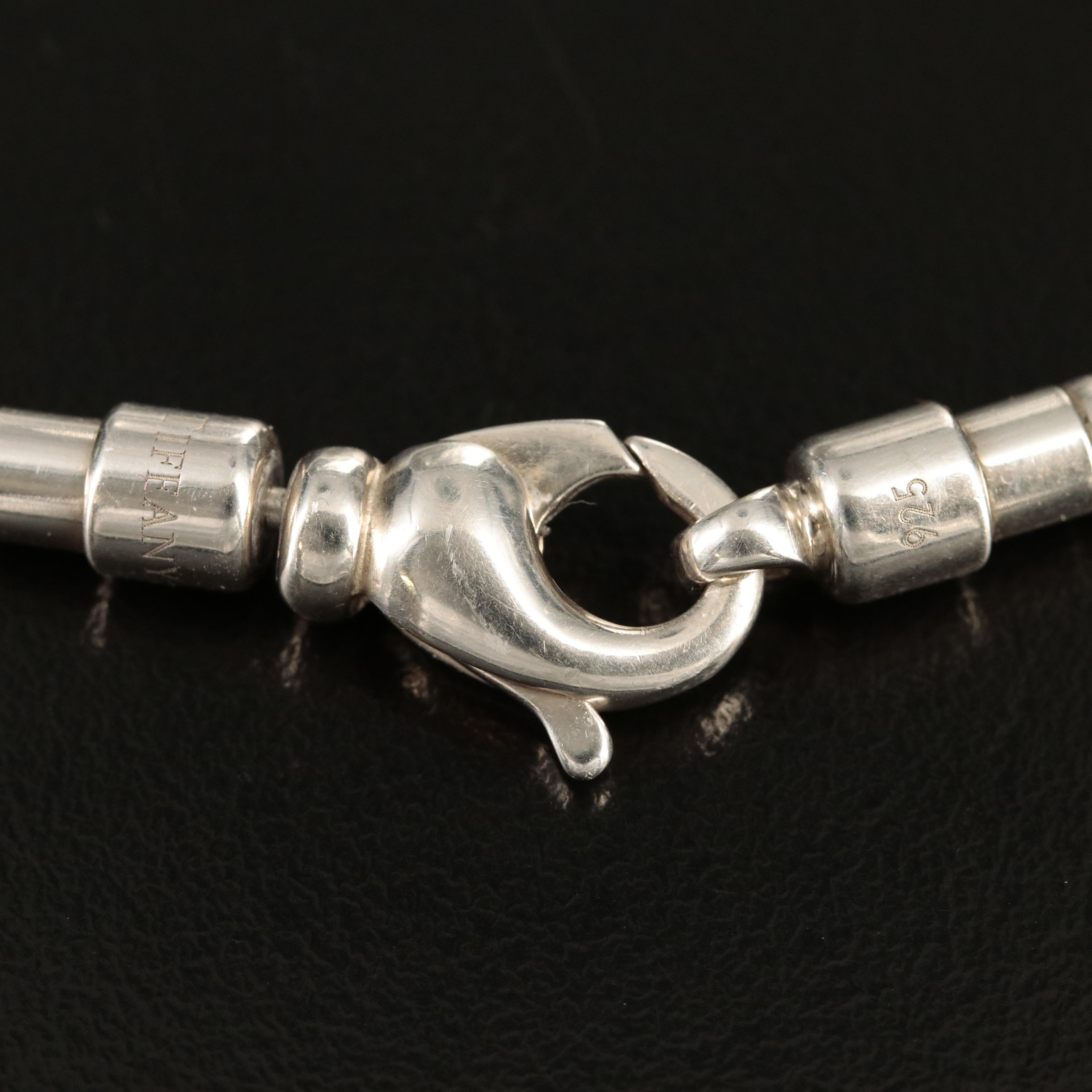 Tiffany & Co. Aztec Zig Zag Sterling Necklace