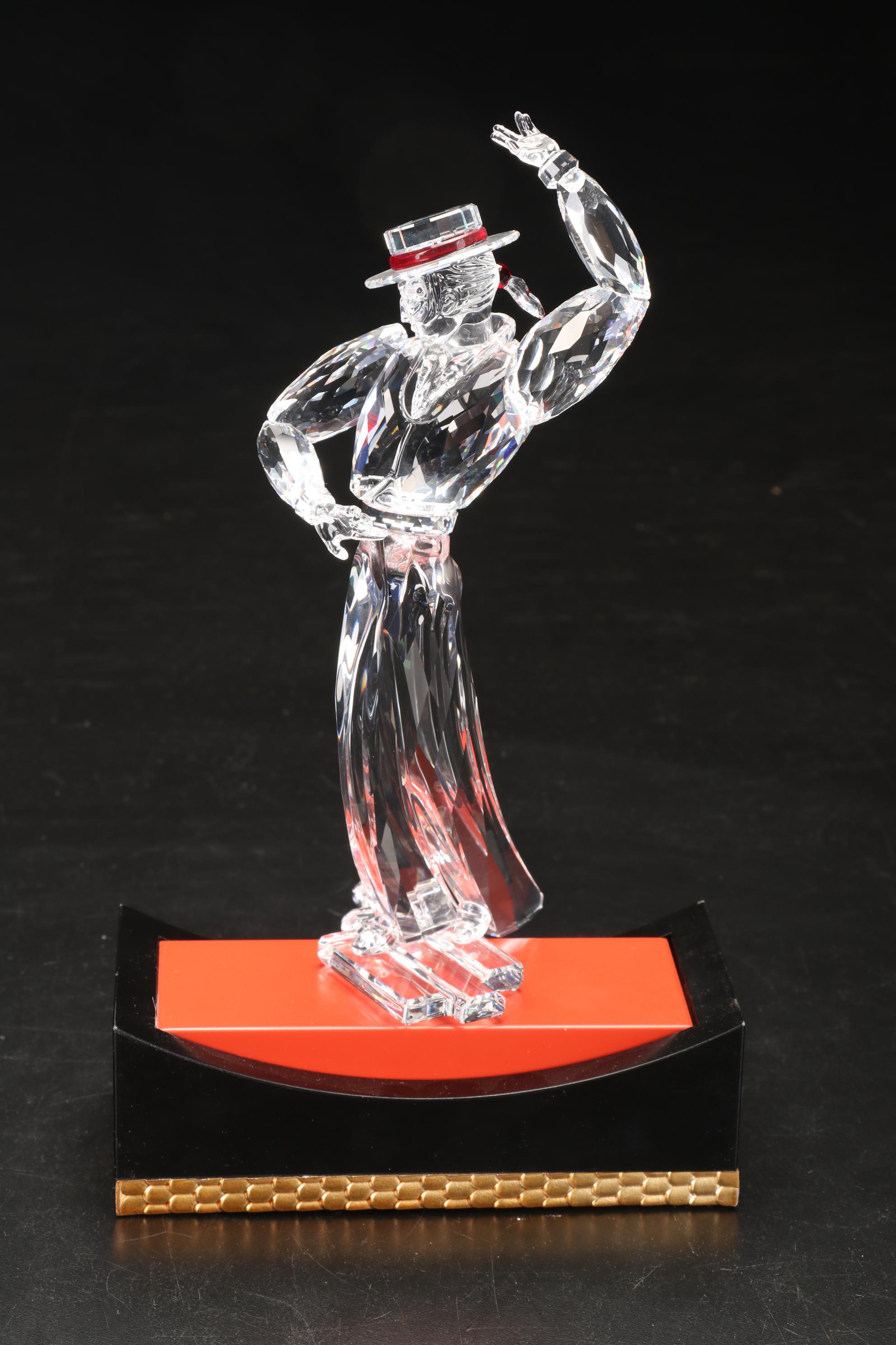 Swarovski Magic of Dance "Isadora," "Antonio," and "Anna" Crystal Figurines