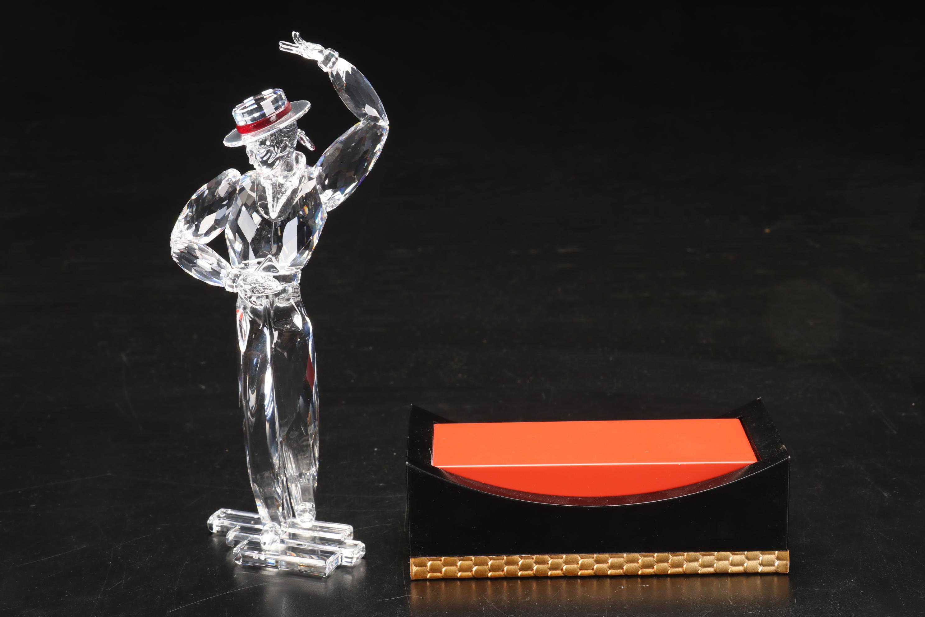 Swarovski Magic of Dance "Isadora," "Antonio," and "Anna" Crystal Figurines