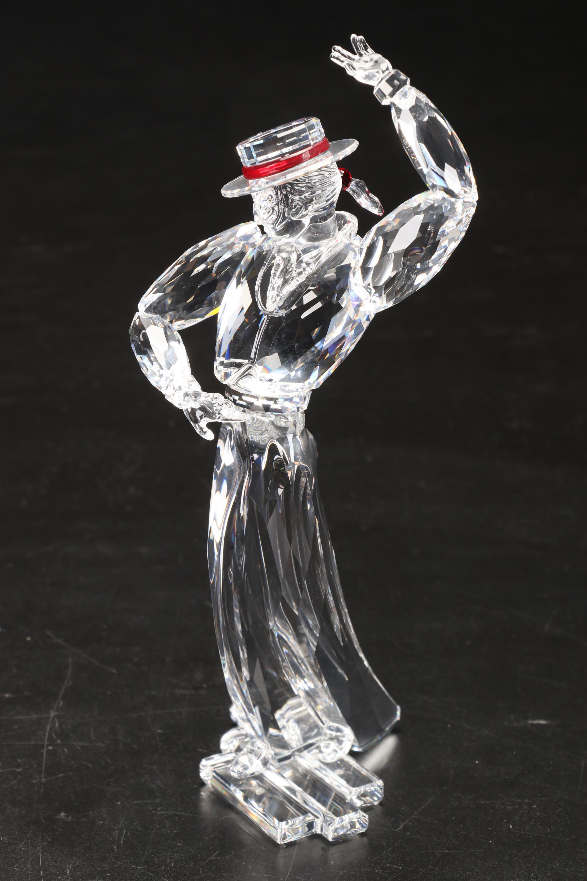 Swarovski Magic of Dance "Isadora," "Antonio," and "Anna" Crystal Figurines