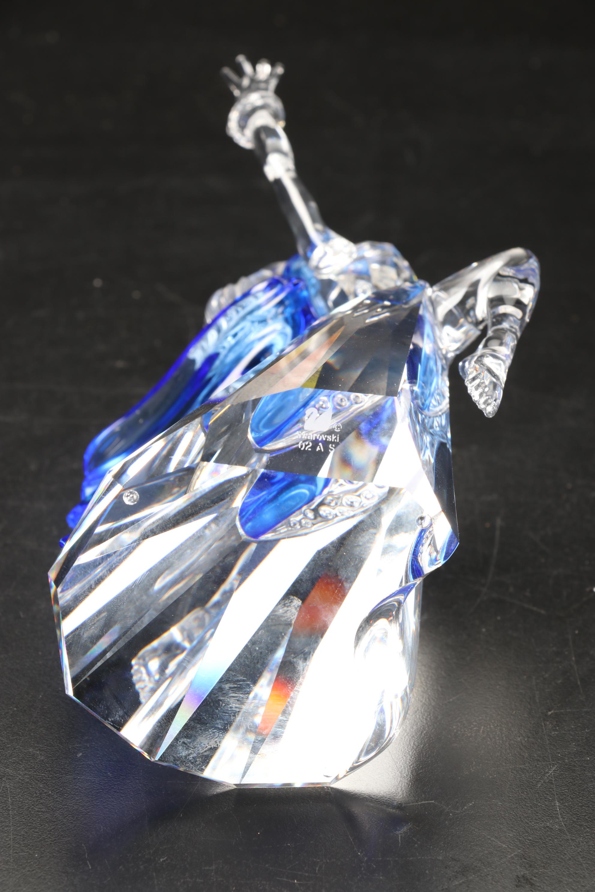 Swarovski Magic of Dance "Isadora," "Antonio," and "Anna" Crystal Figurines