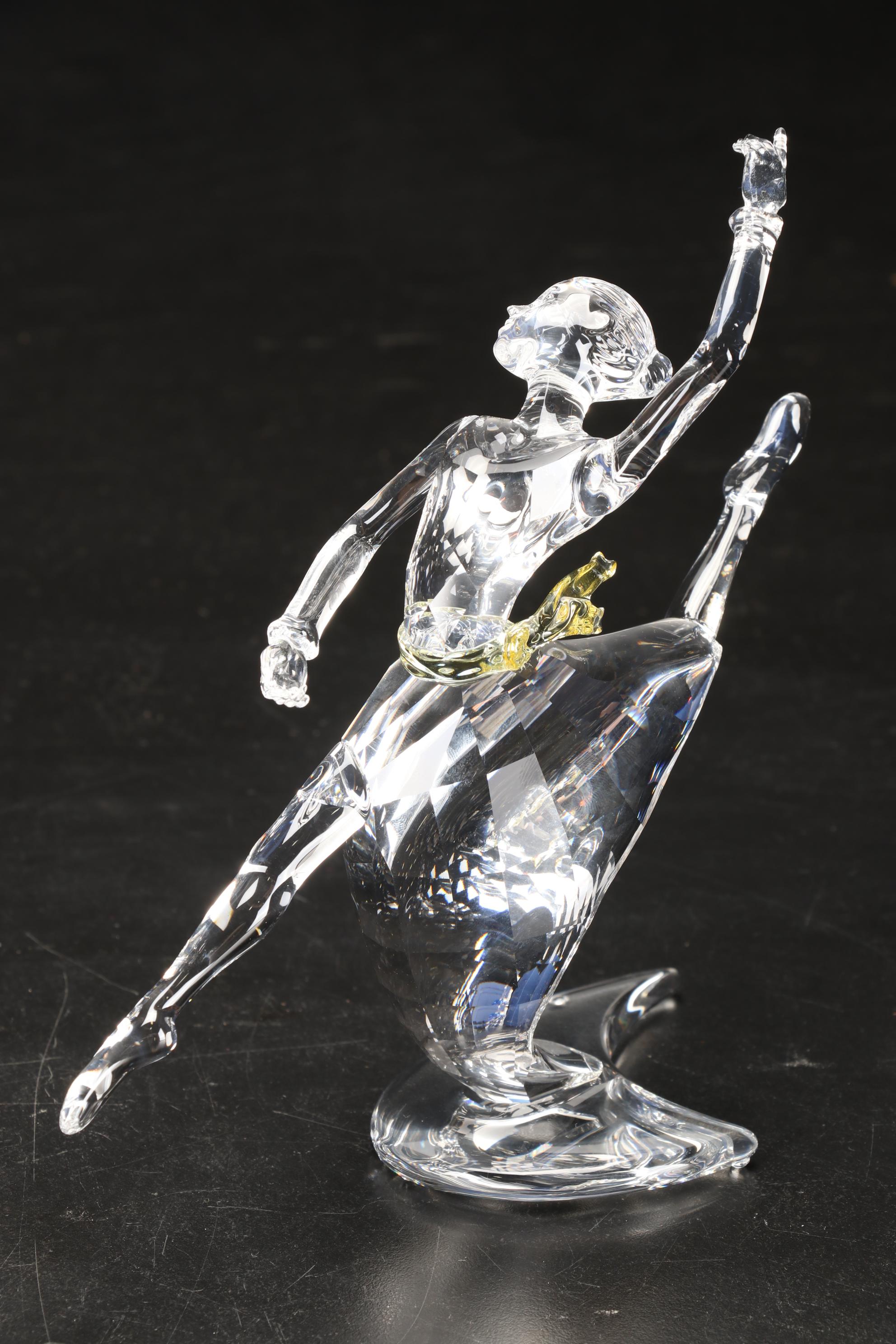 Swarovski Magic of Dance "Isadora," "Antonio," and "Anna" Crystal Figurines