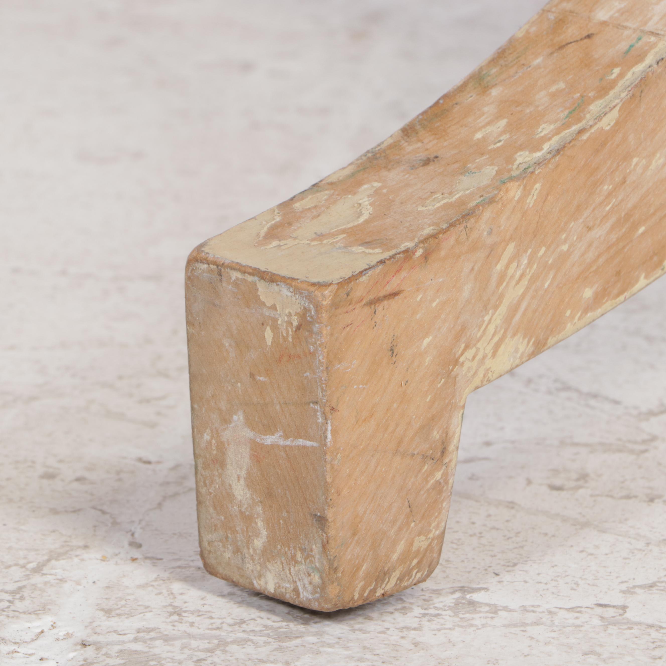 French Provincial Style Pine Cheval Mirror, Mid to Late 20th Century