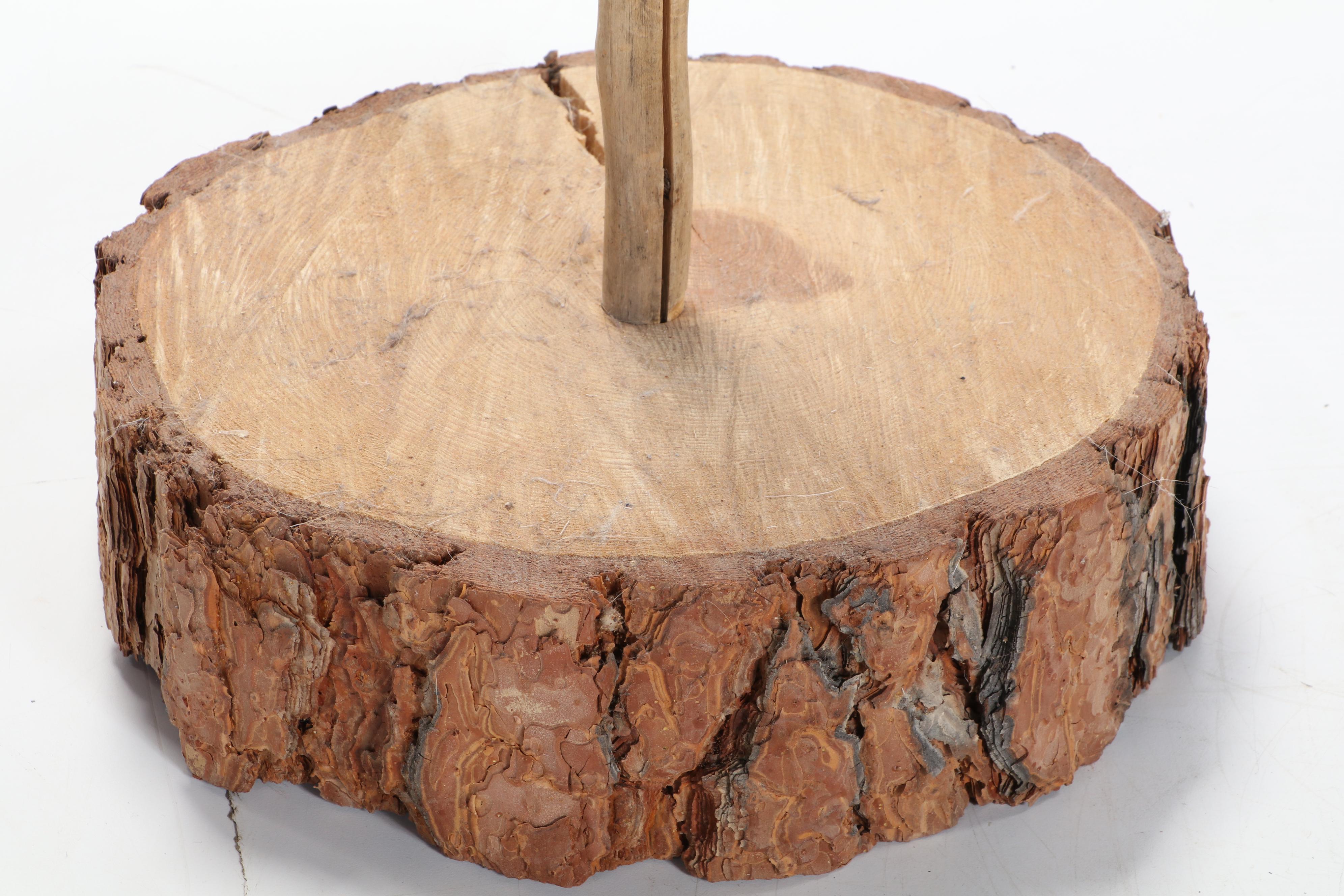 Native American Style Handmade Antler, Jawbone, Hoof and Mink War Staff on Stand