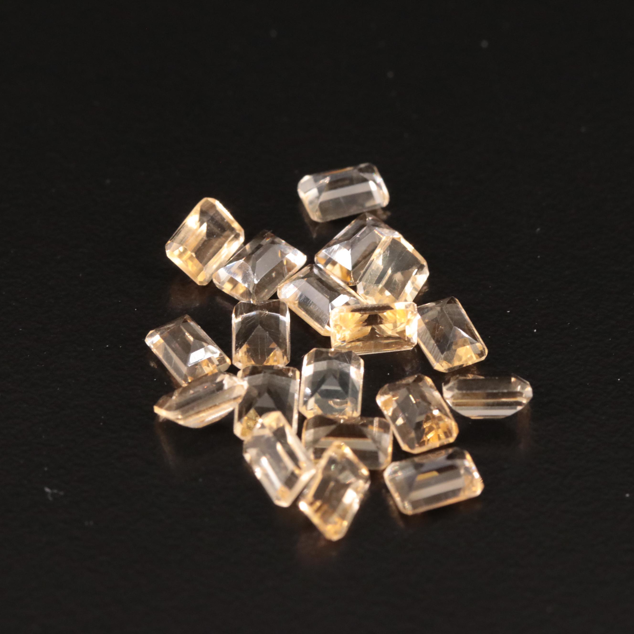 Loose 10.77 CTW Citrine