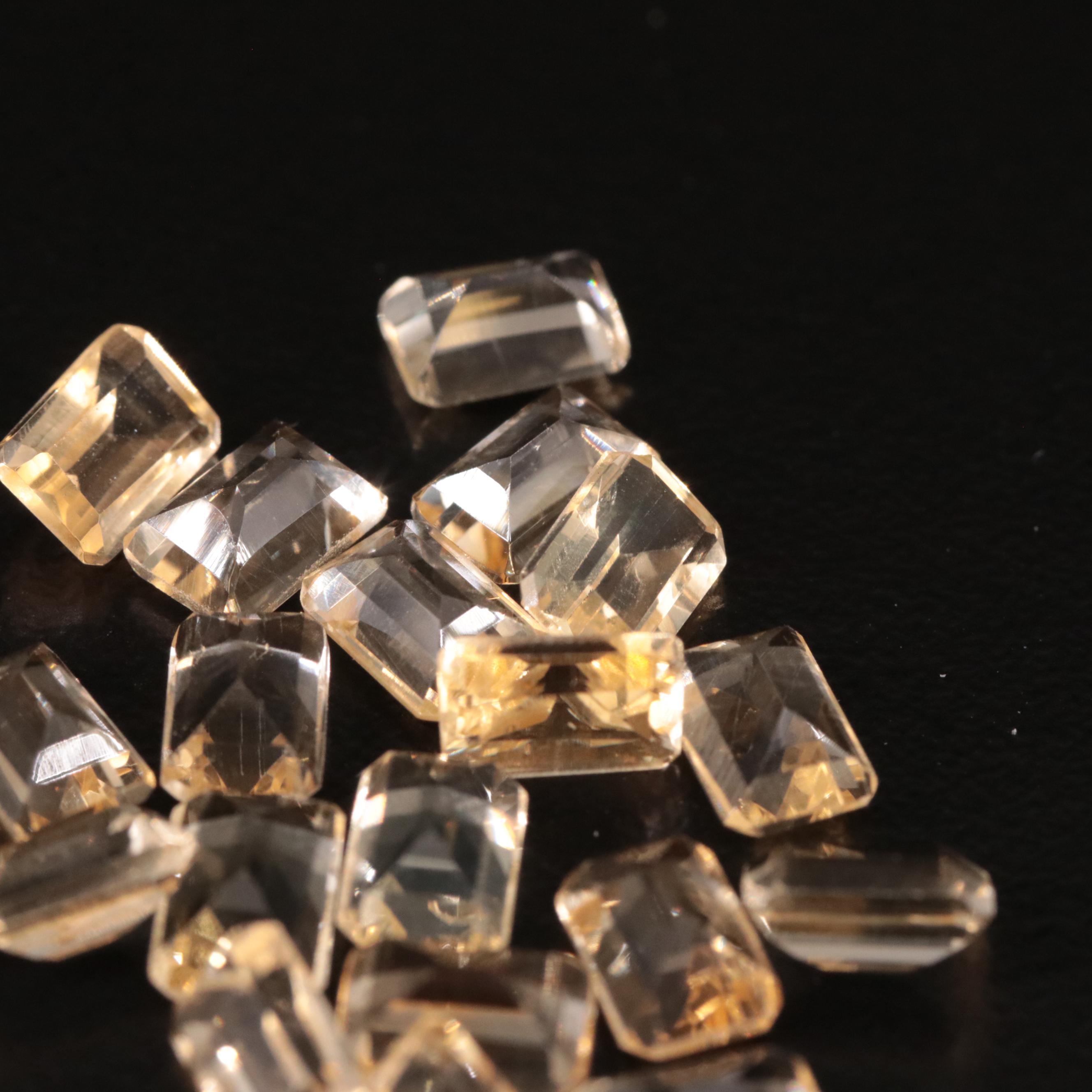 Loose 10.77 CTW Citrine