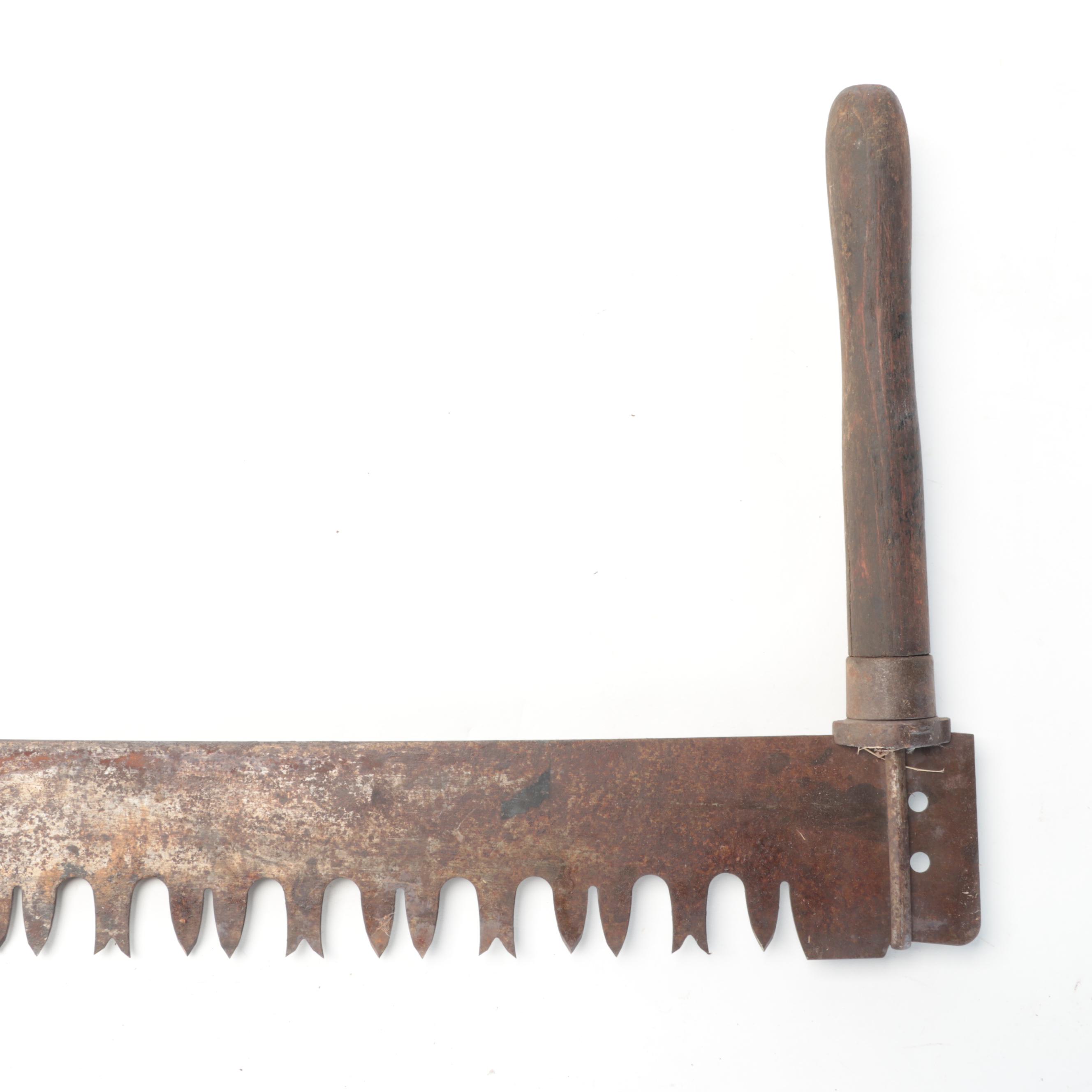 Two-Man Crosscut Saw, Antique