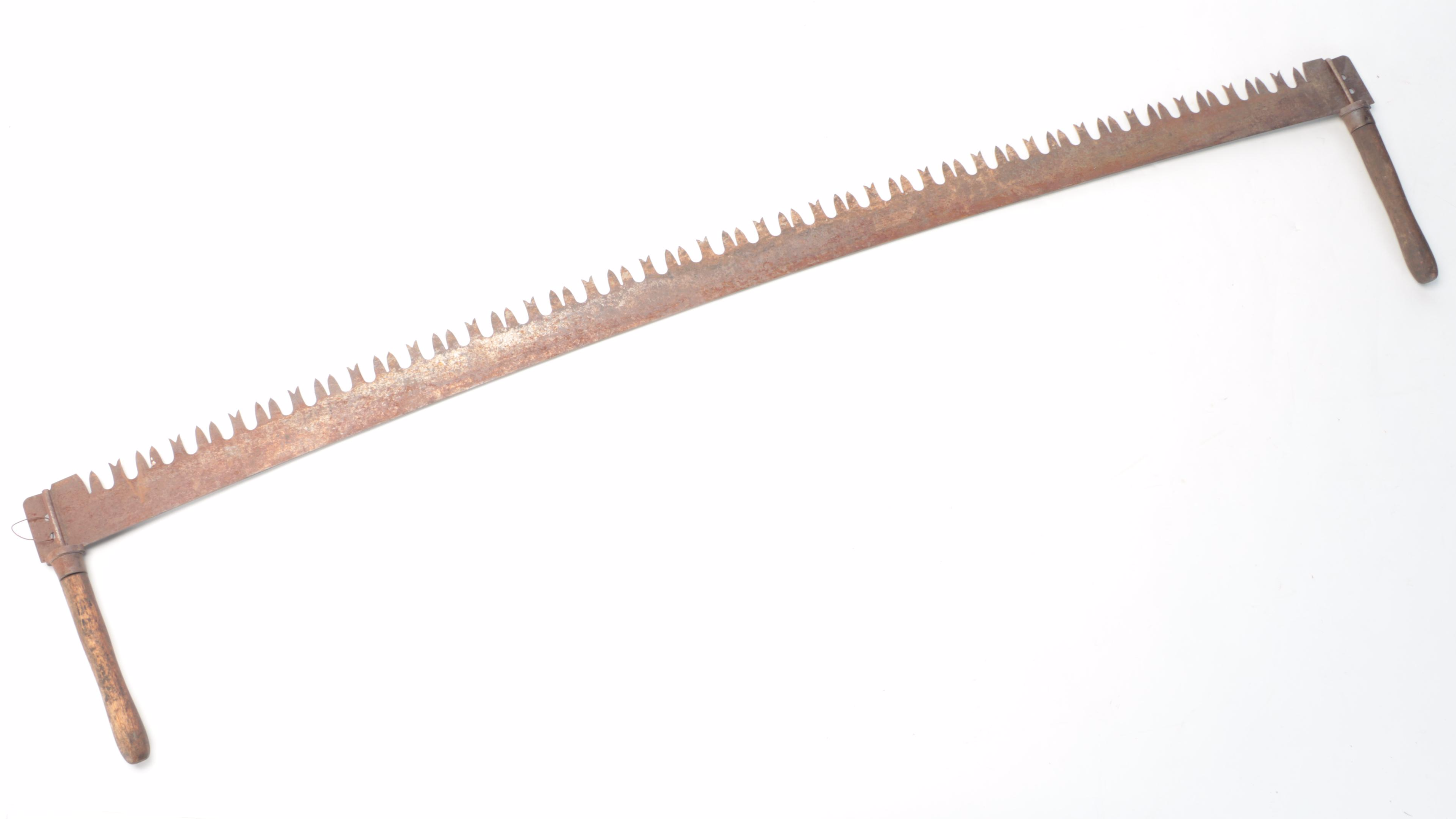 Two-Man Crosscut Saw, Antique