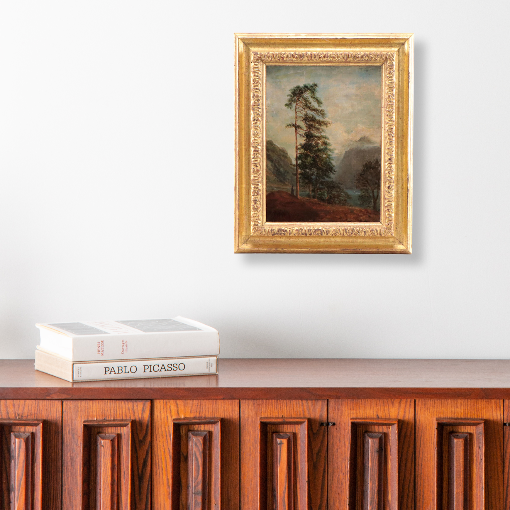 Tonalist Oil Painting of Landscape, 19th Century