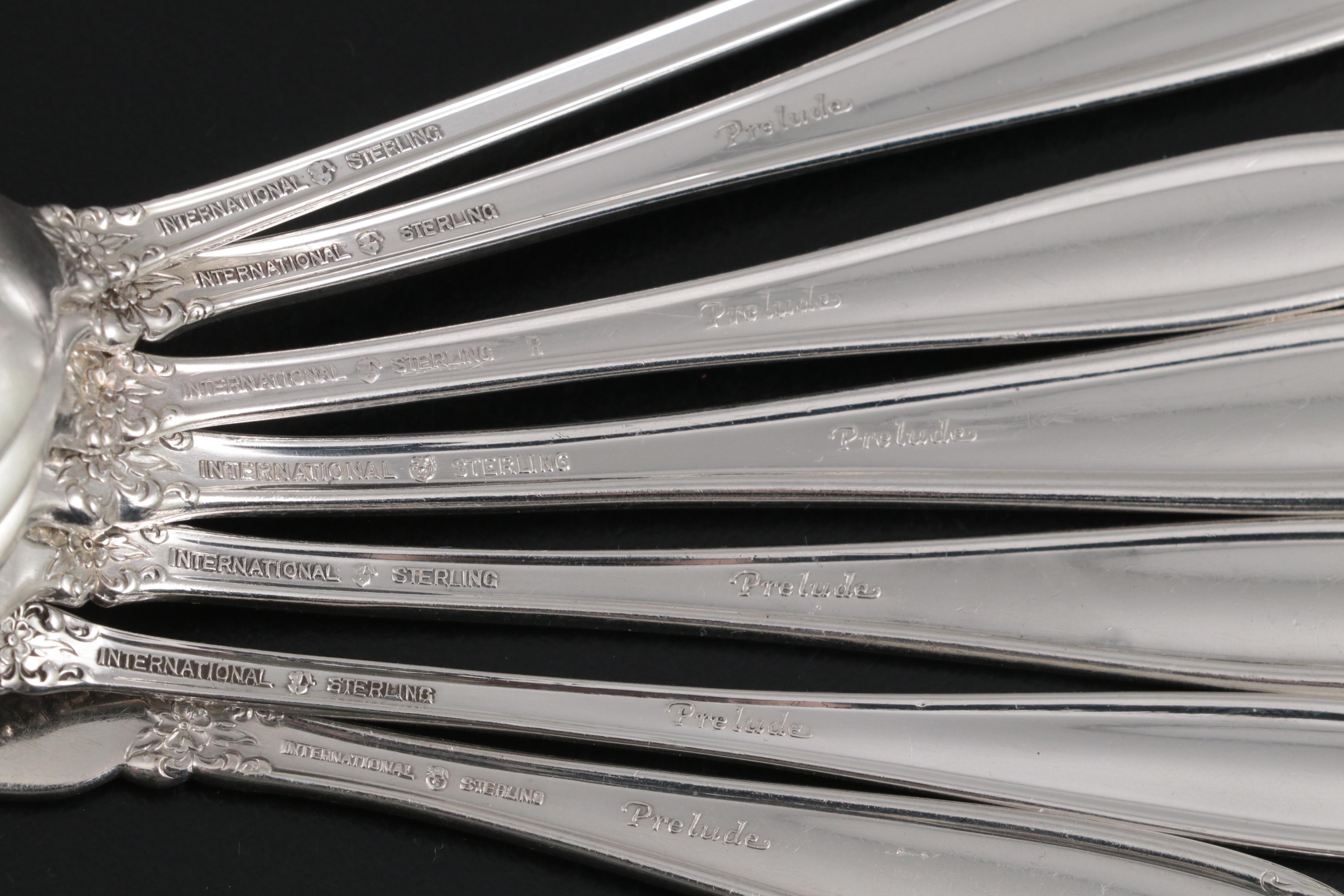 International Silver "Prelude" Sterling Silver Flatware