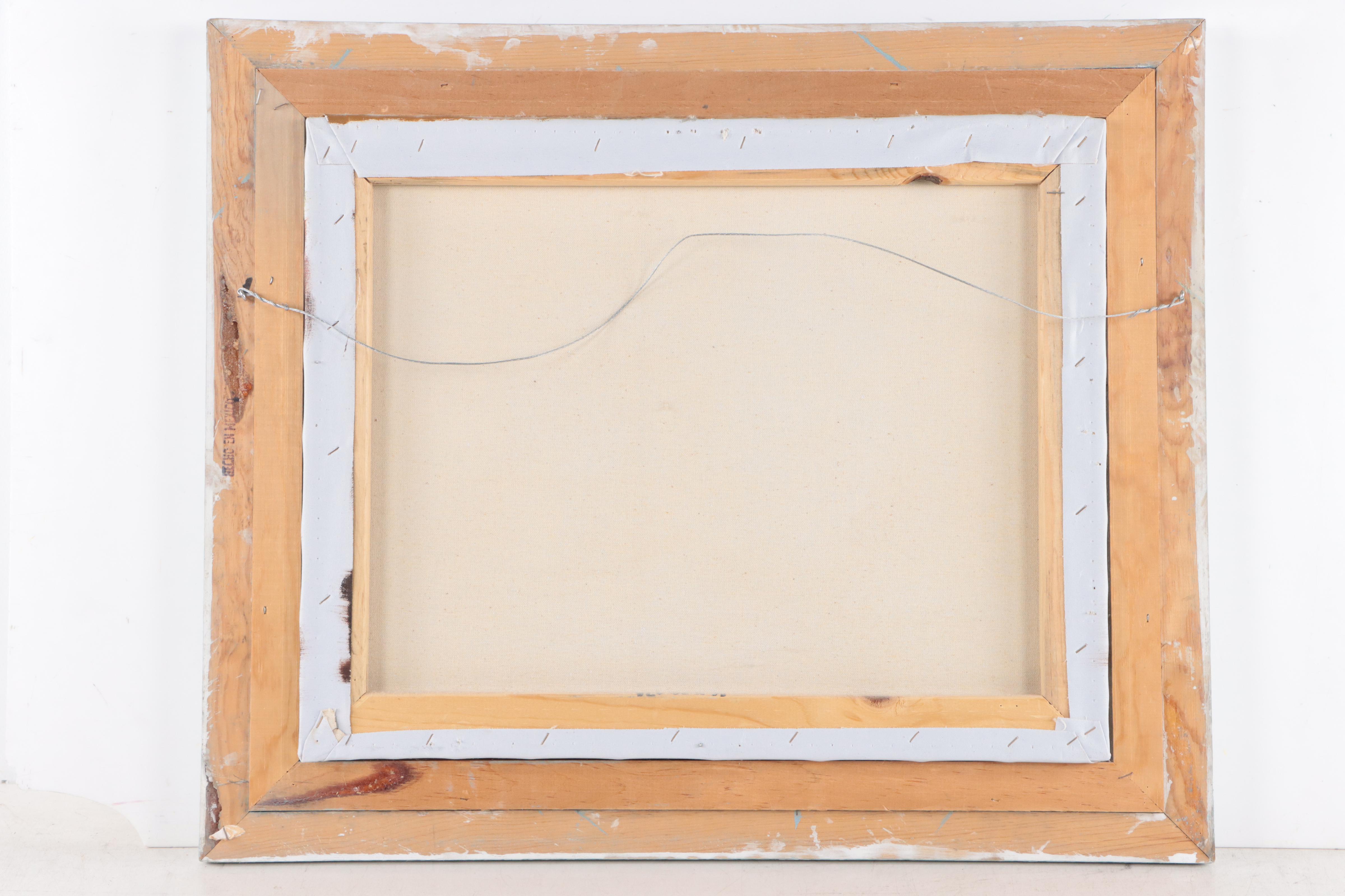 Still Life Oil Painting of Fruit and Porcelain Vase