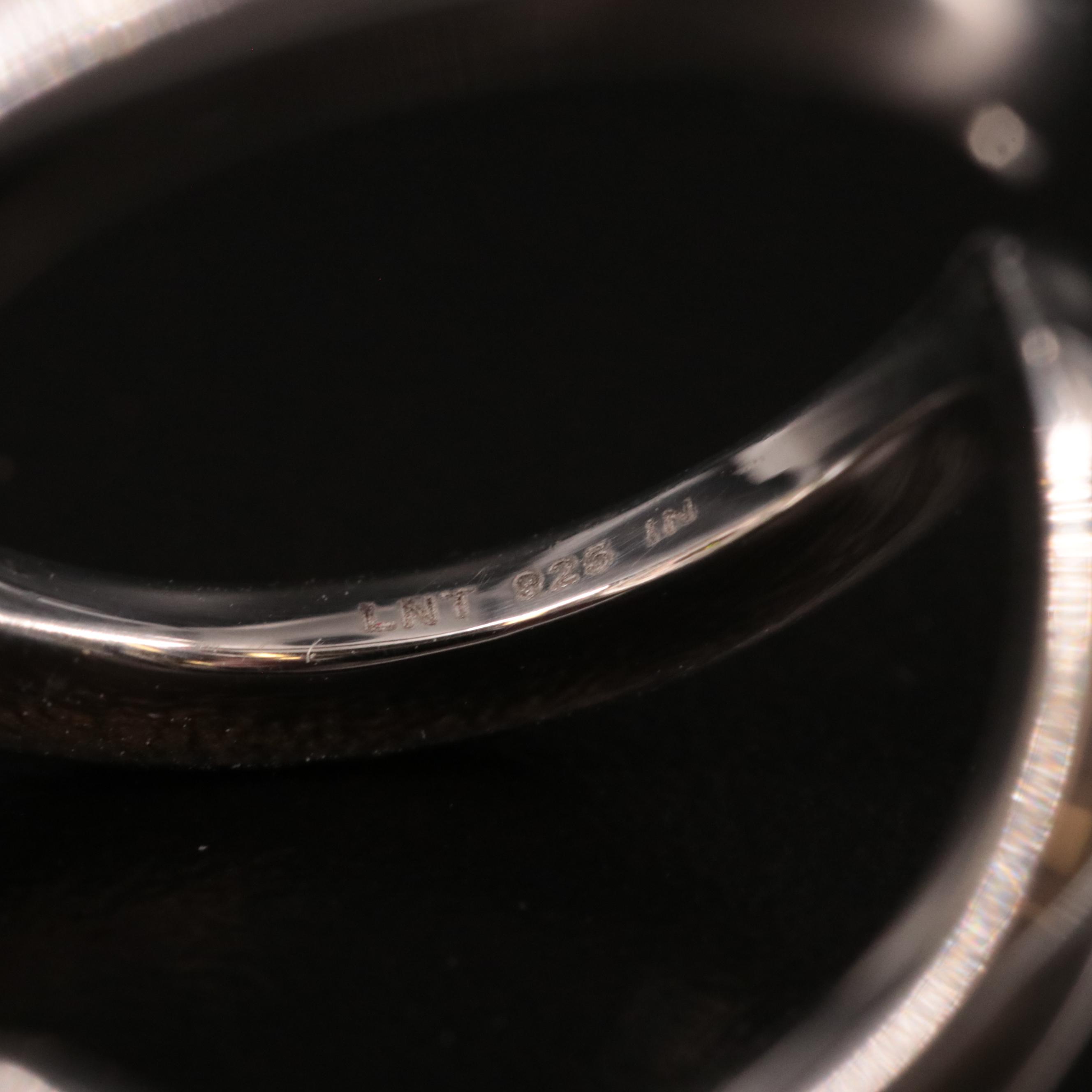 Sterling Smoky Quartz, Garnet and Citrine Open Shank Ring