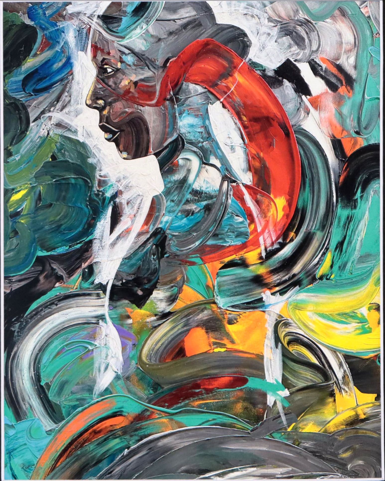 Abiola Idowu Giclée "Unmerited Blessings," 2023