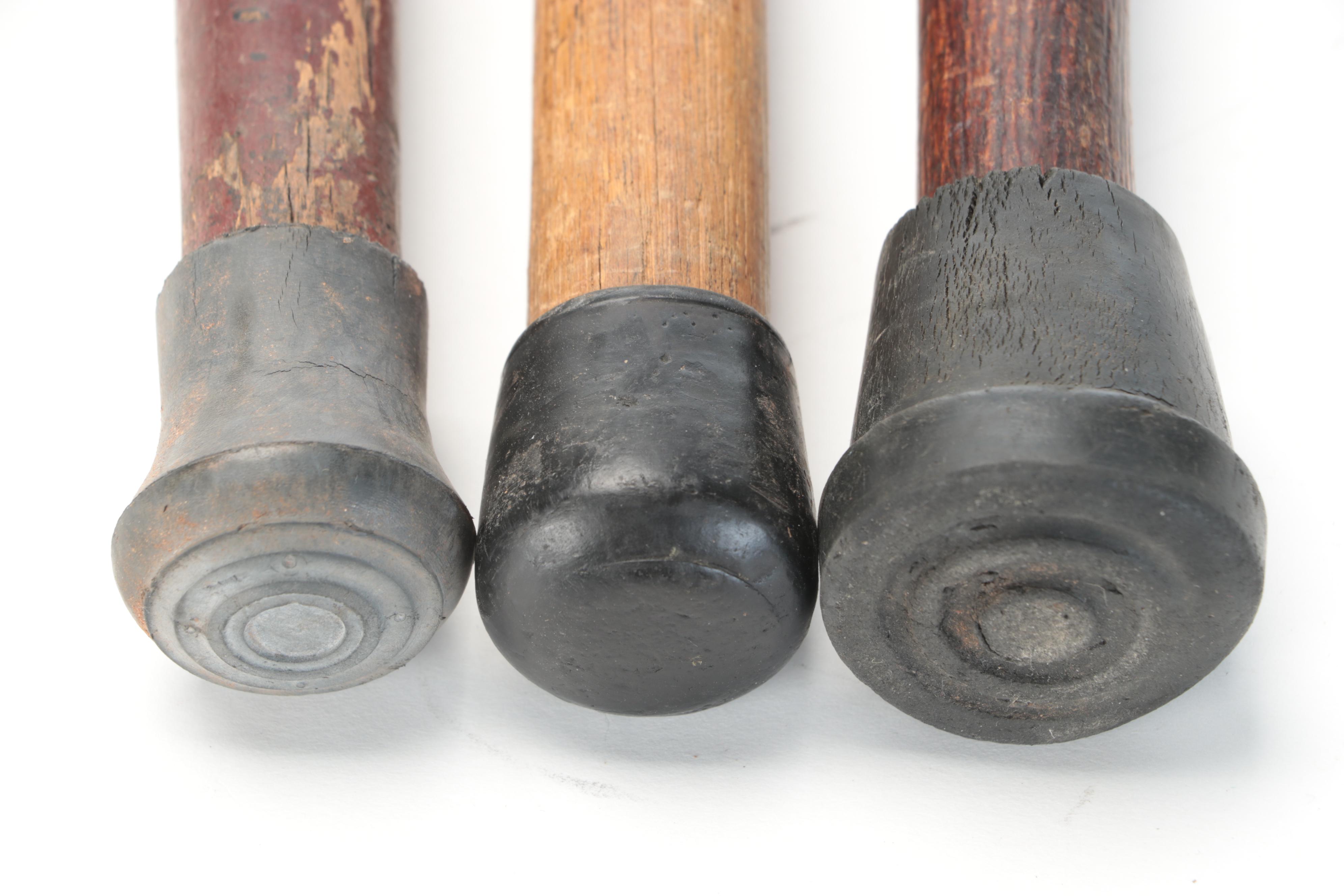 Hand-Carved Wooden Canes Including Thornwood and Bentwood