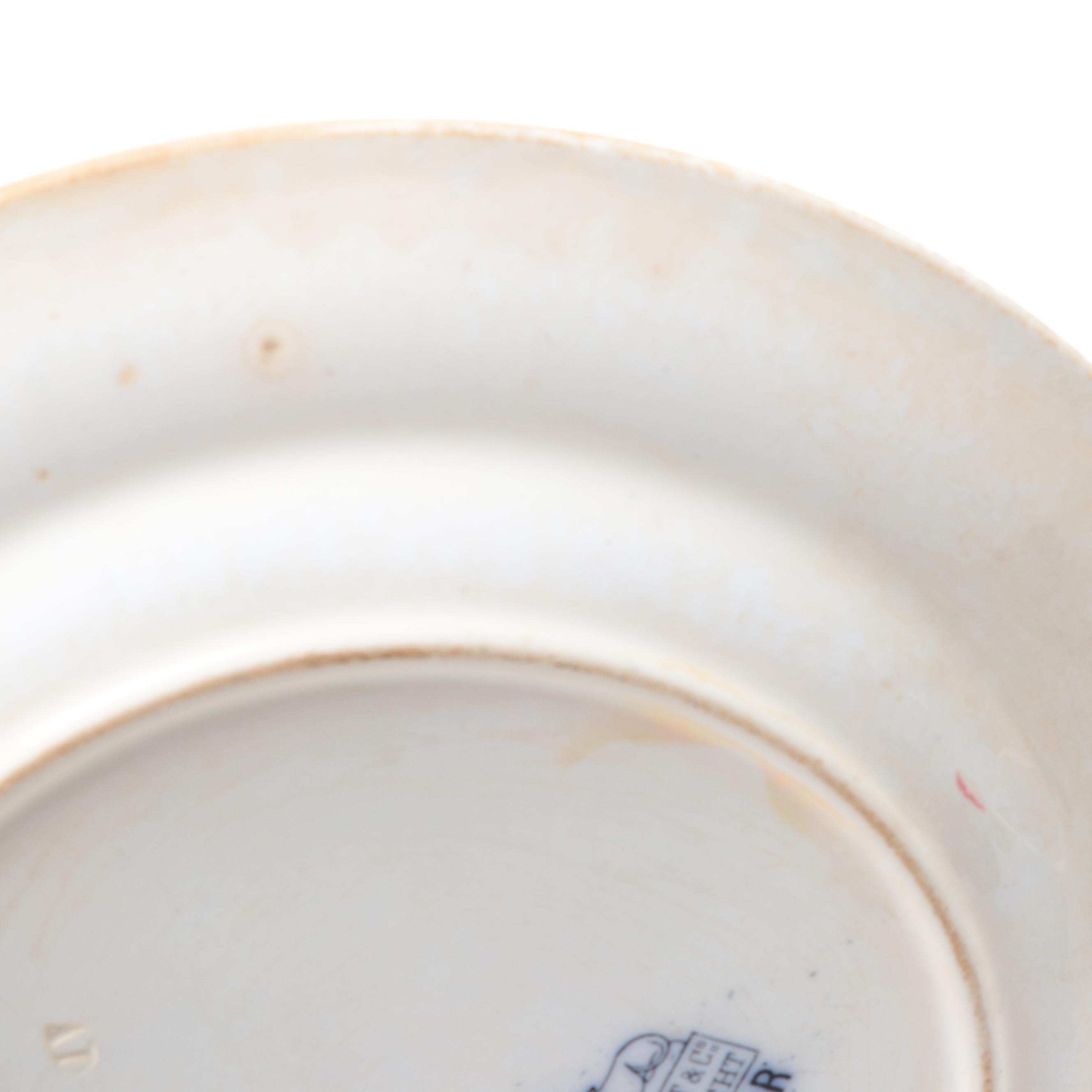 Bates, Walker & Co and Other English Earthenware Chinoiserie Pattern Plates