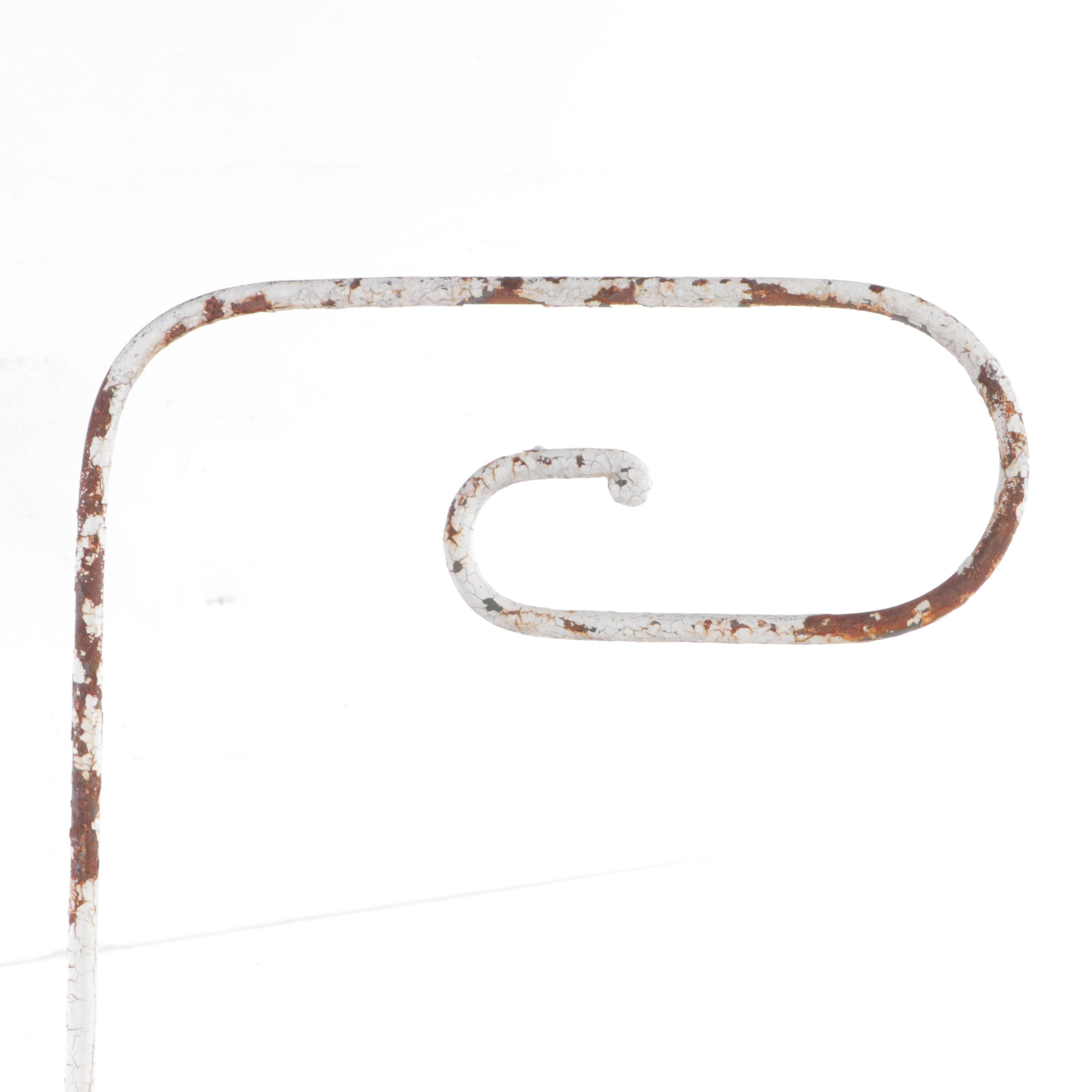 French Wrought Iron Rocking Cradle, 19th Century