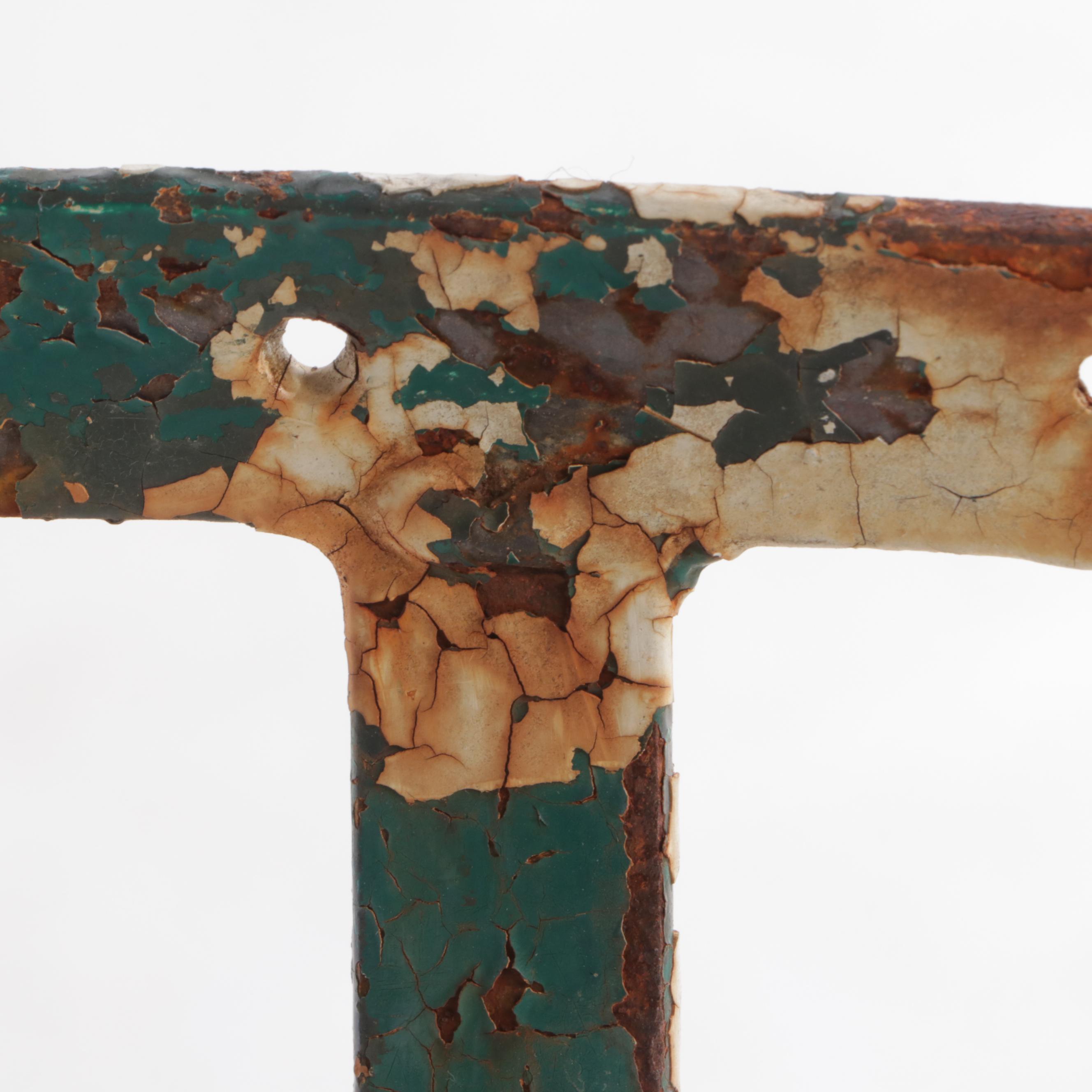 French Wrought Iron Rocking Cradle, 19th Century