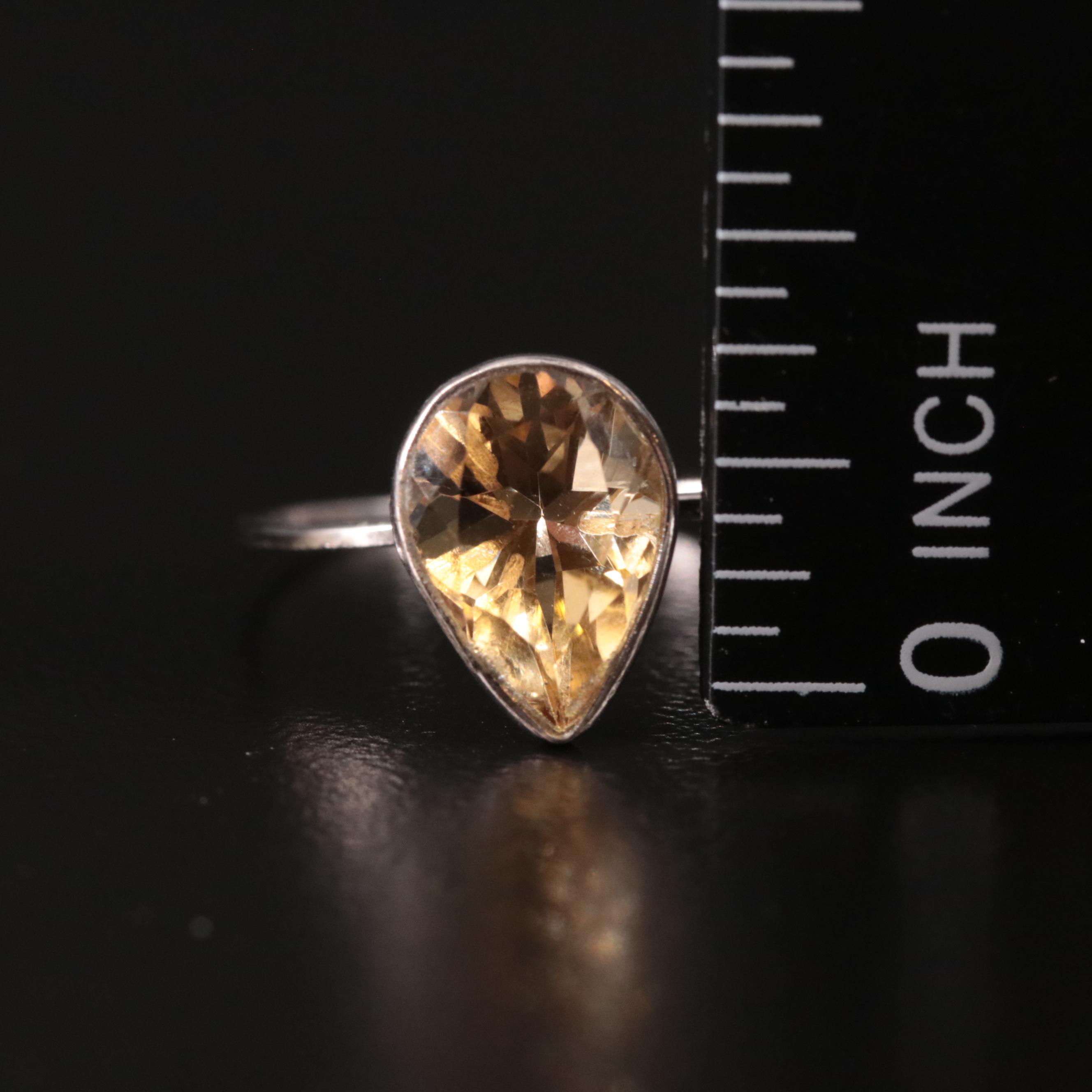 14K Citrine Ring