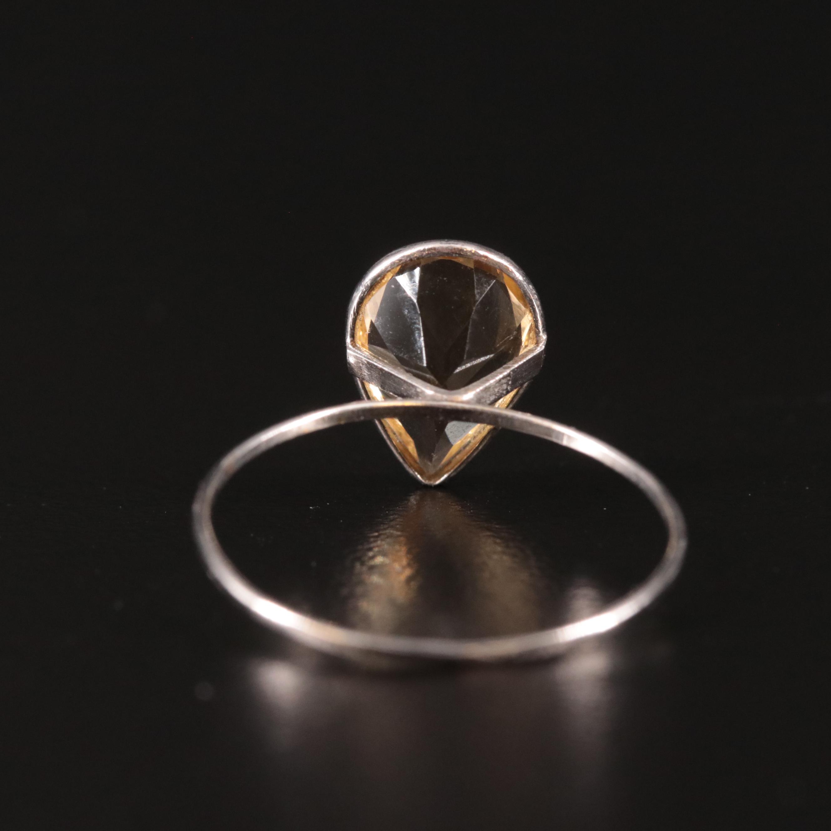 14K Citrine Ring