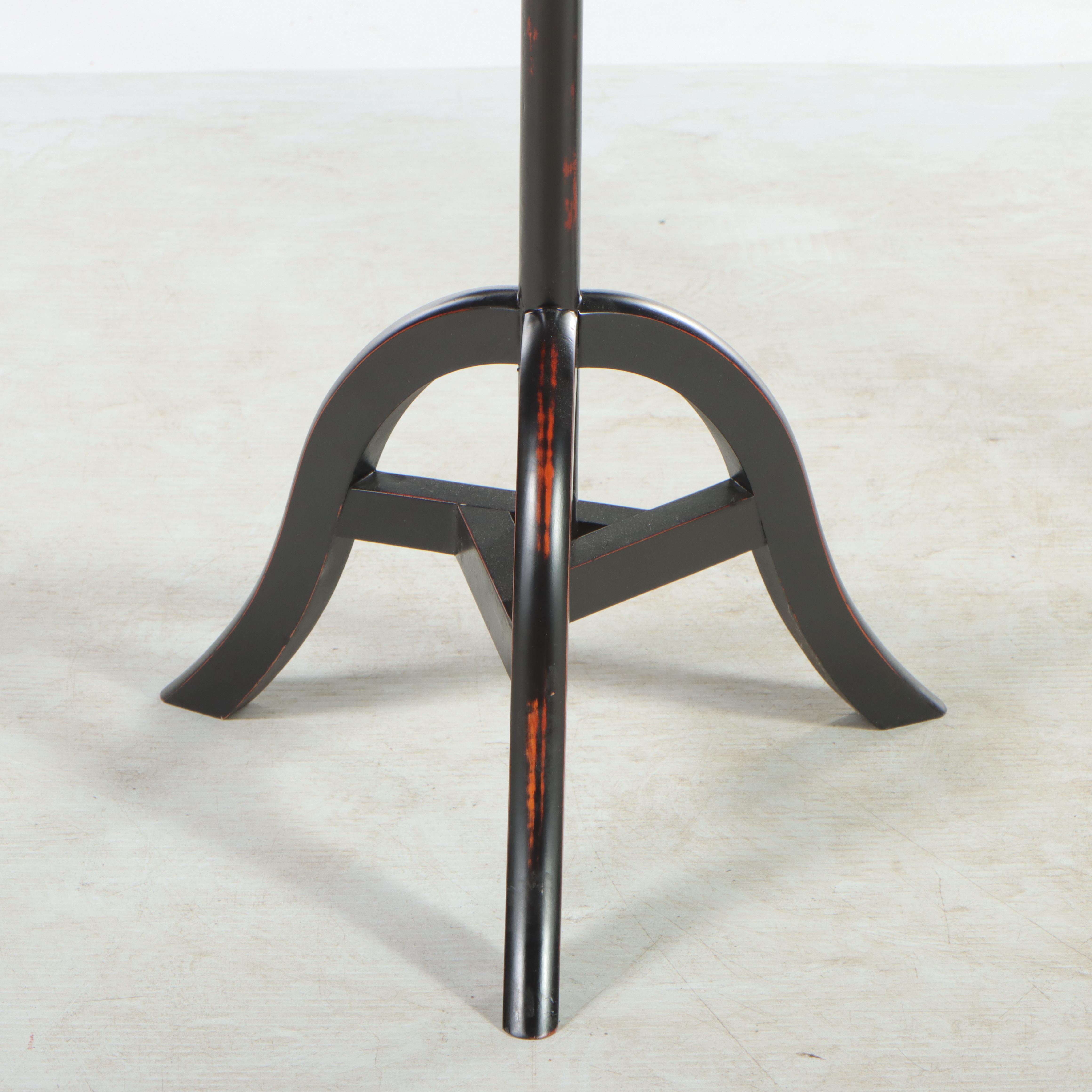 Pair of Chinese Lacquered Pedestals